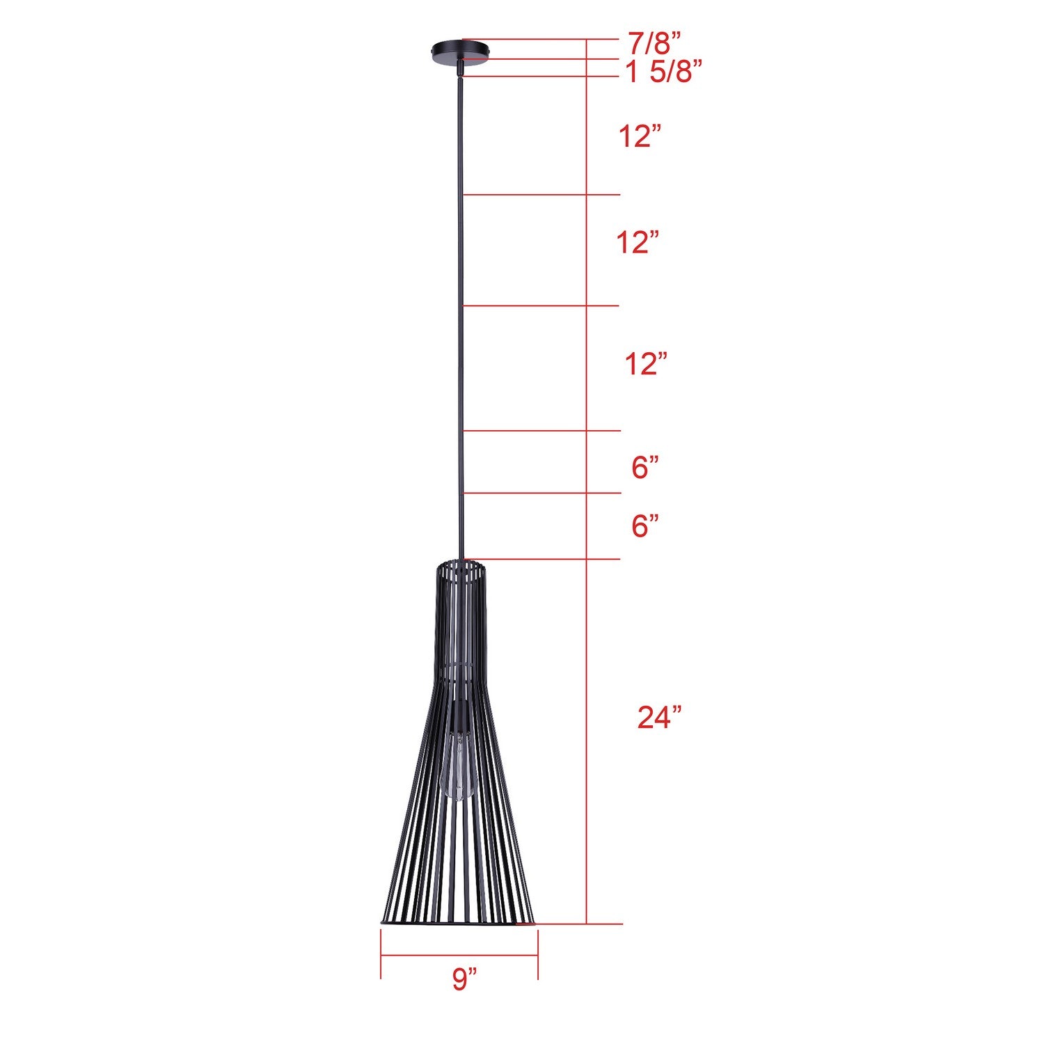 Suspension 1 lumière | Elim