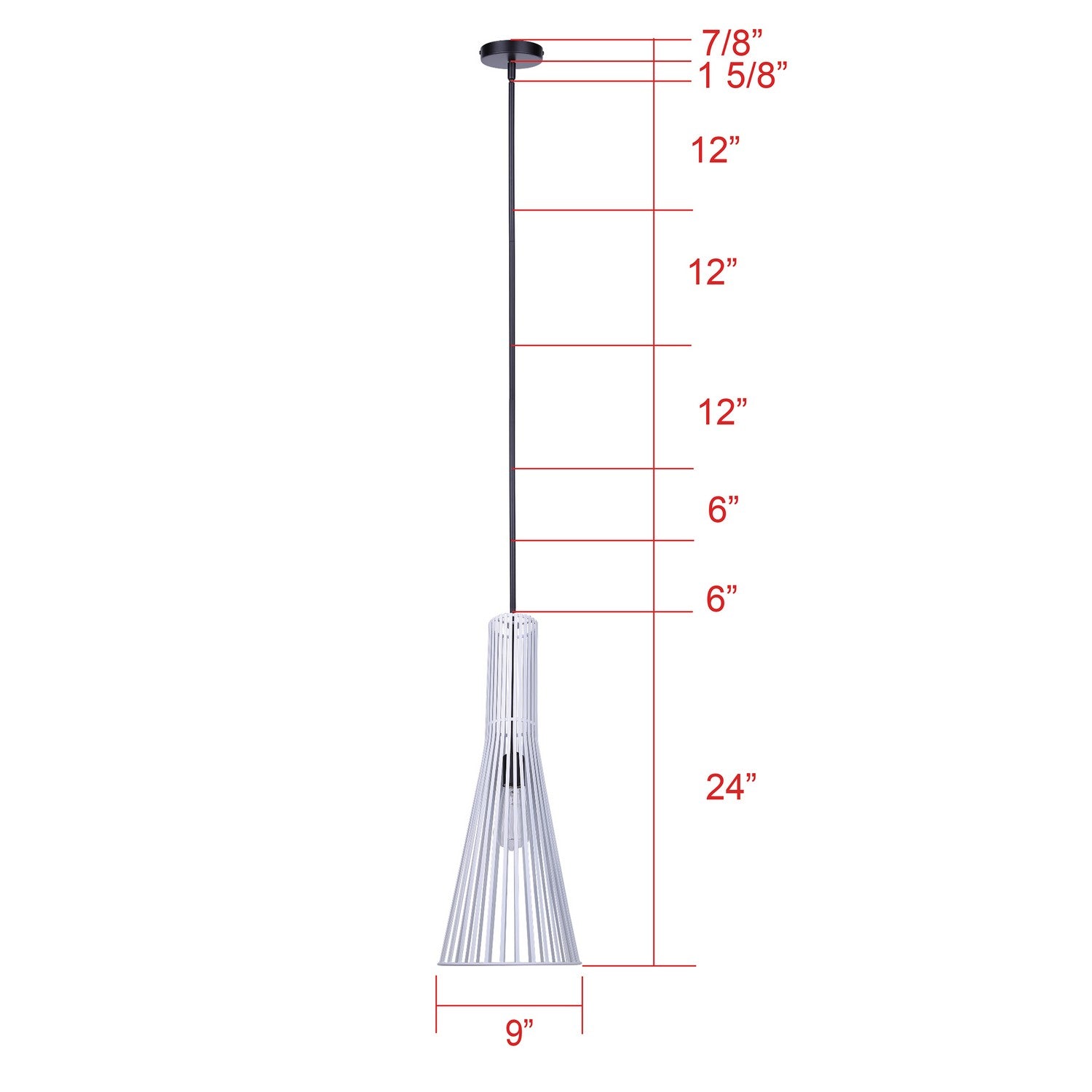 Suspension 1 lumière | Elim
