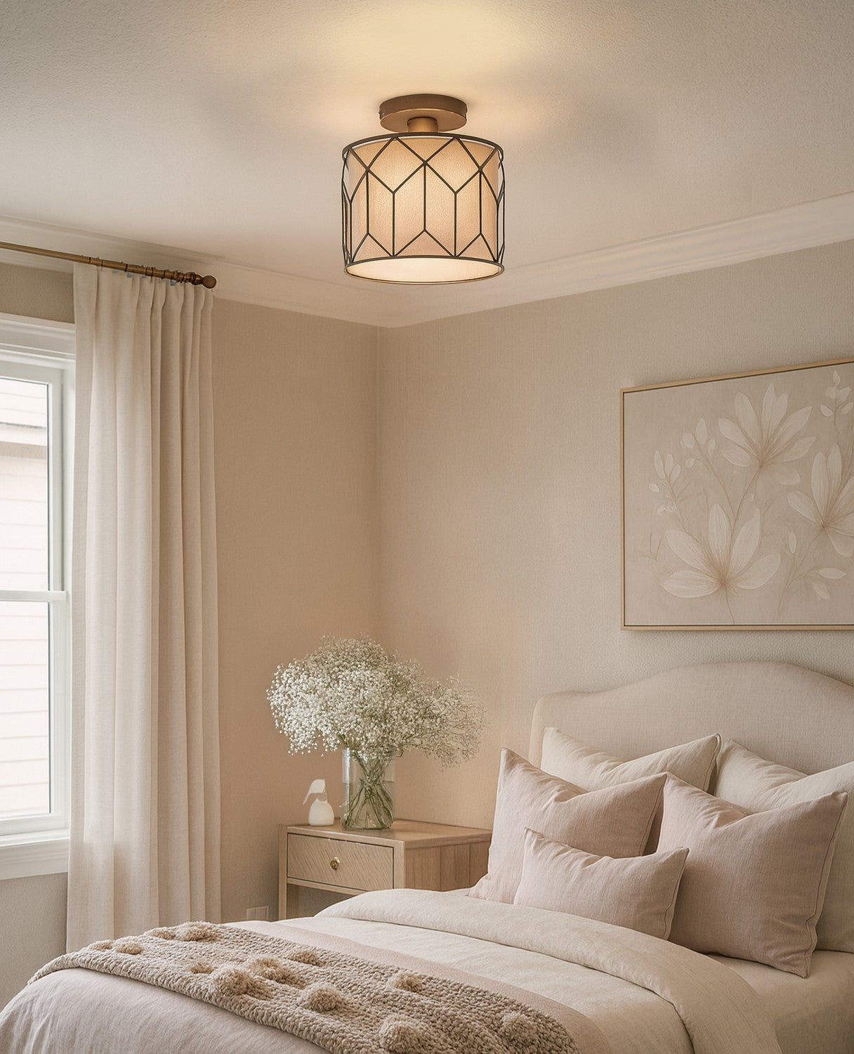 Semi-plafonnier 1 lumière | Tulia
