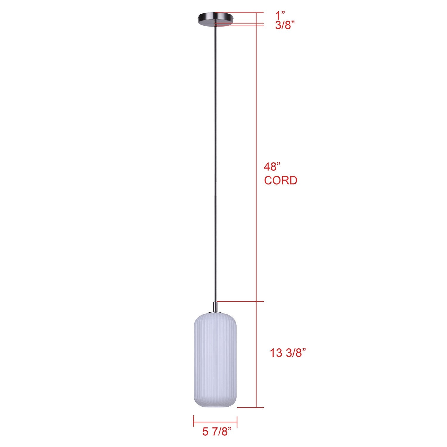 Suspension 1 lumière | Malek