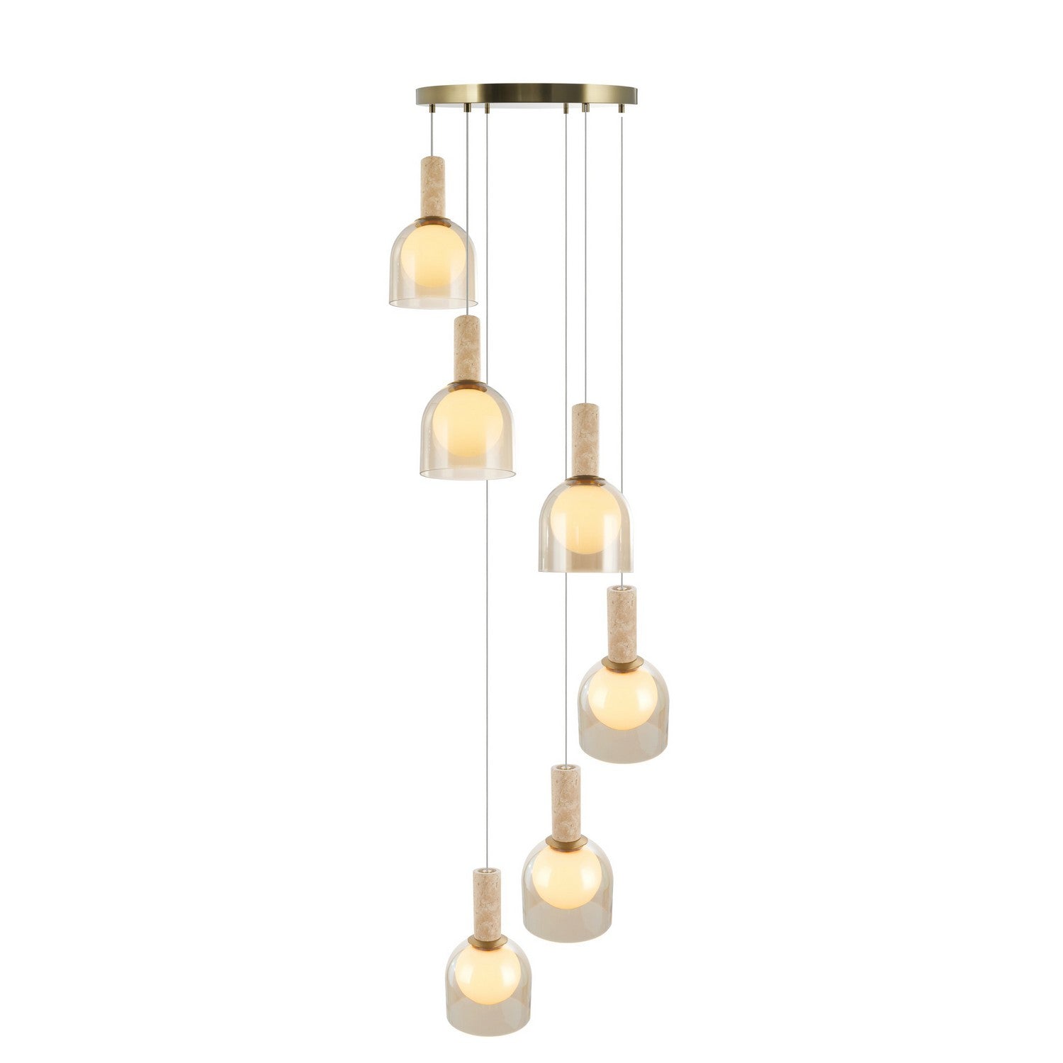 Suspension 6 lumières | Juna