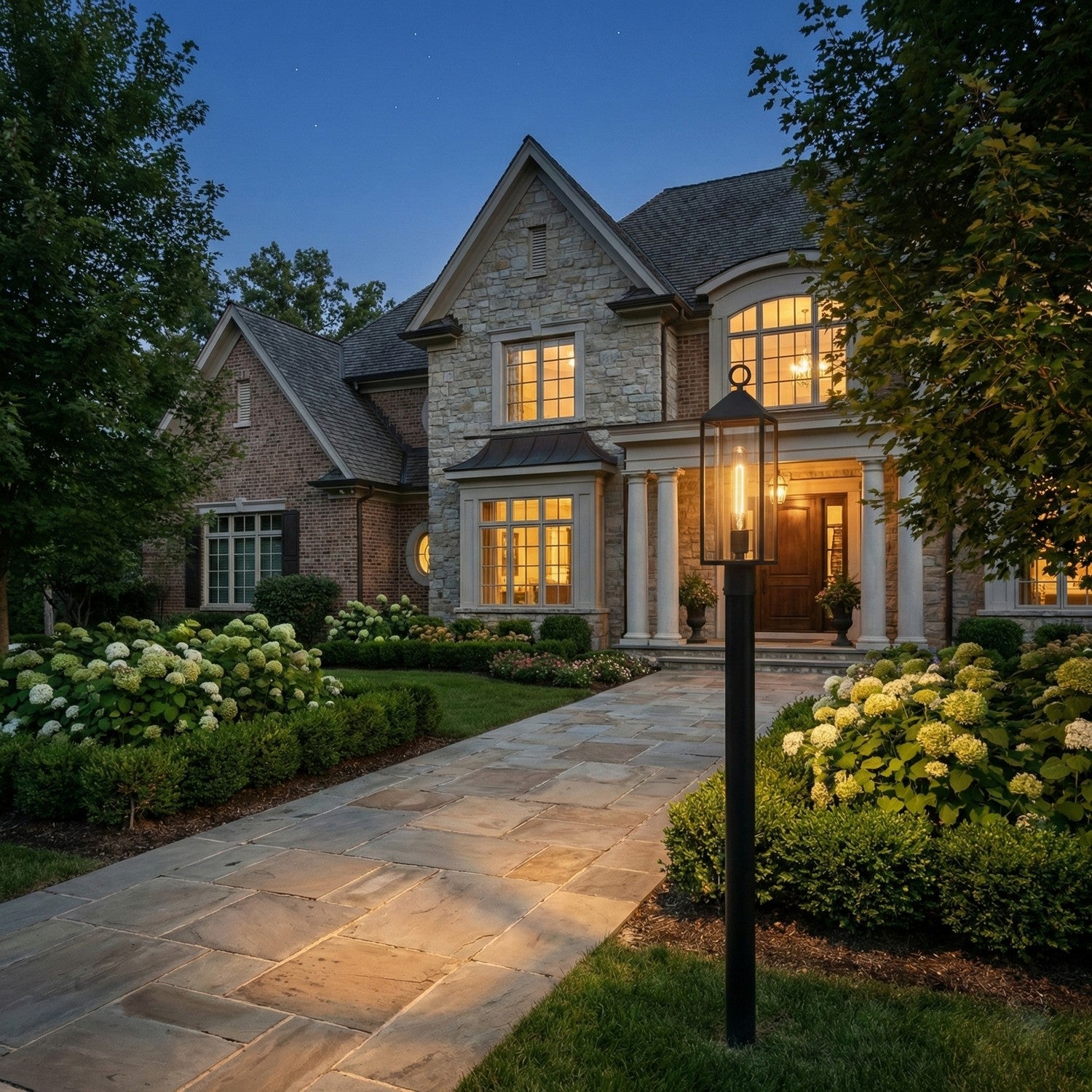 Lampadaire extérieur 1 lumière | Portside