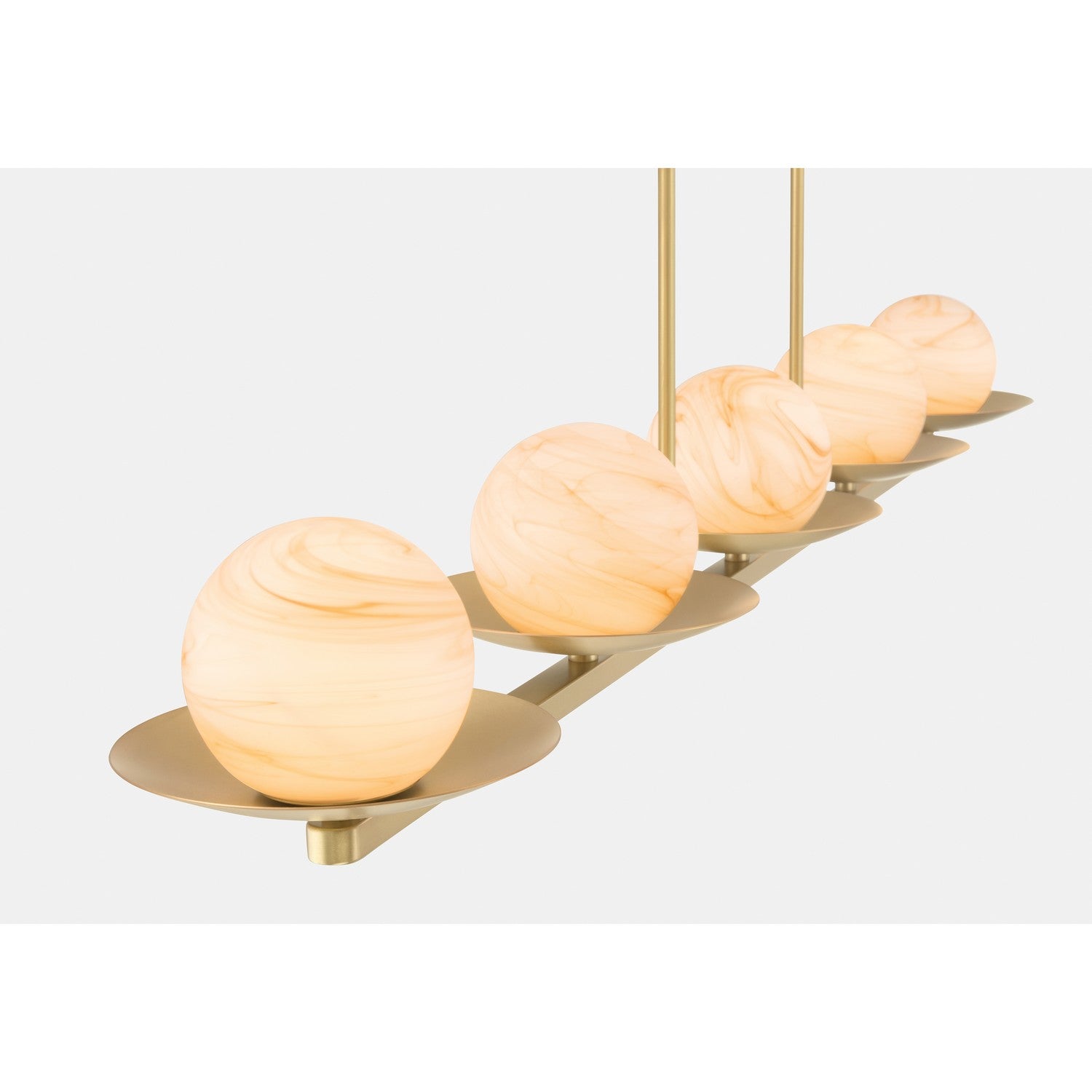 Lustre linéaire 5 lumières | Olenne