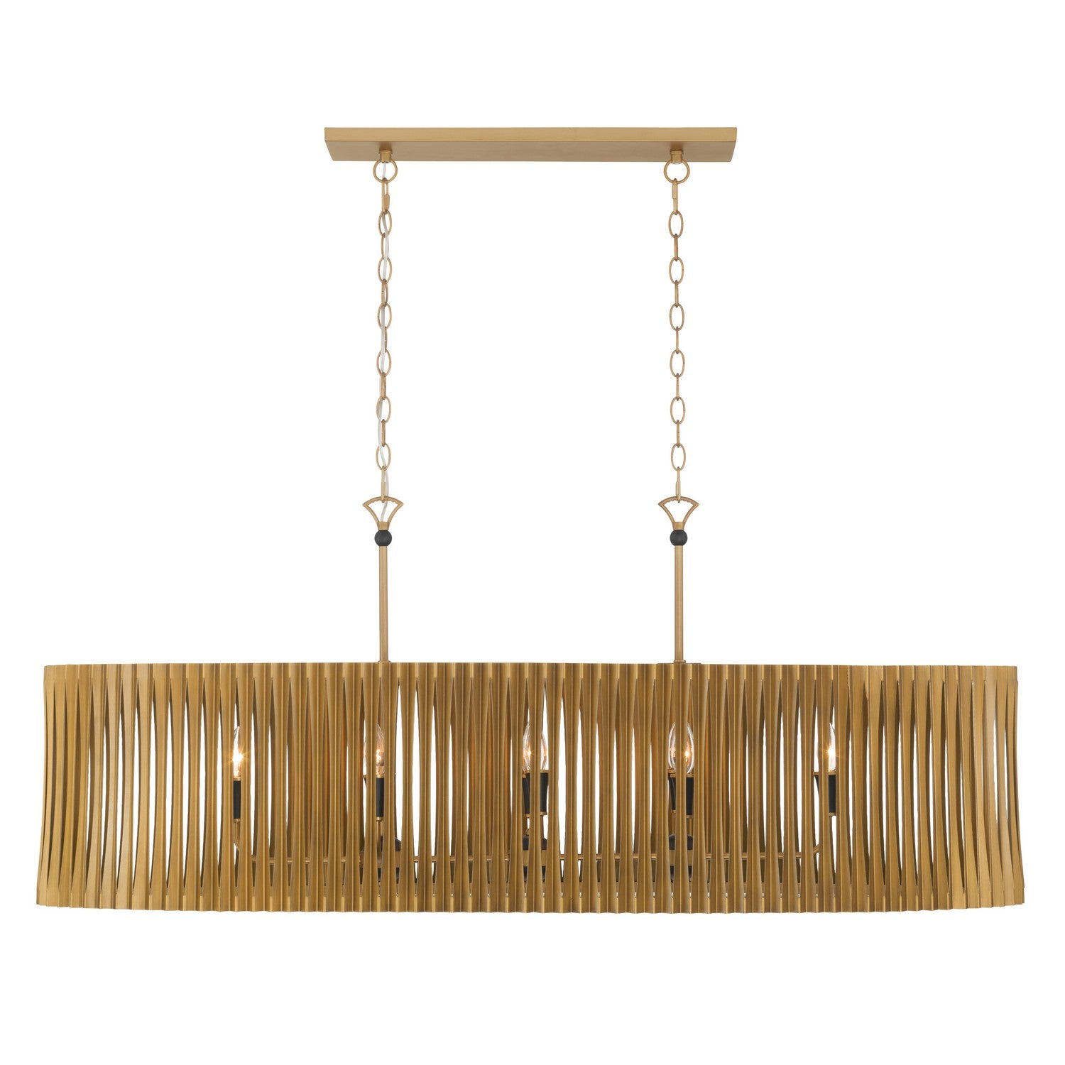 Lustre linéaire 8 lumières | Aven