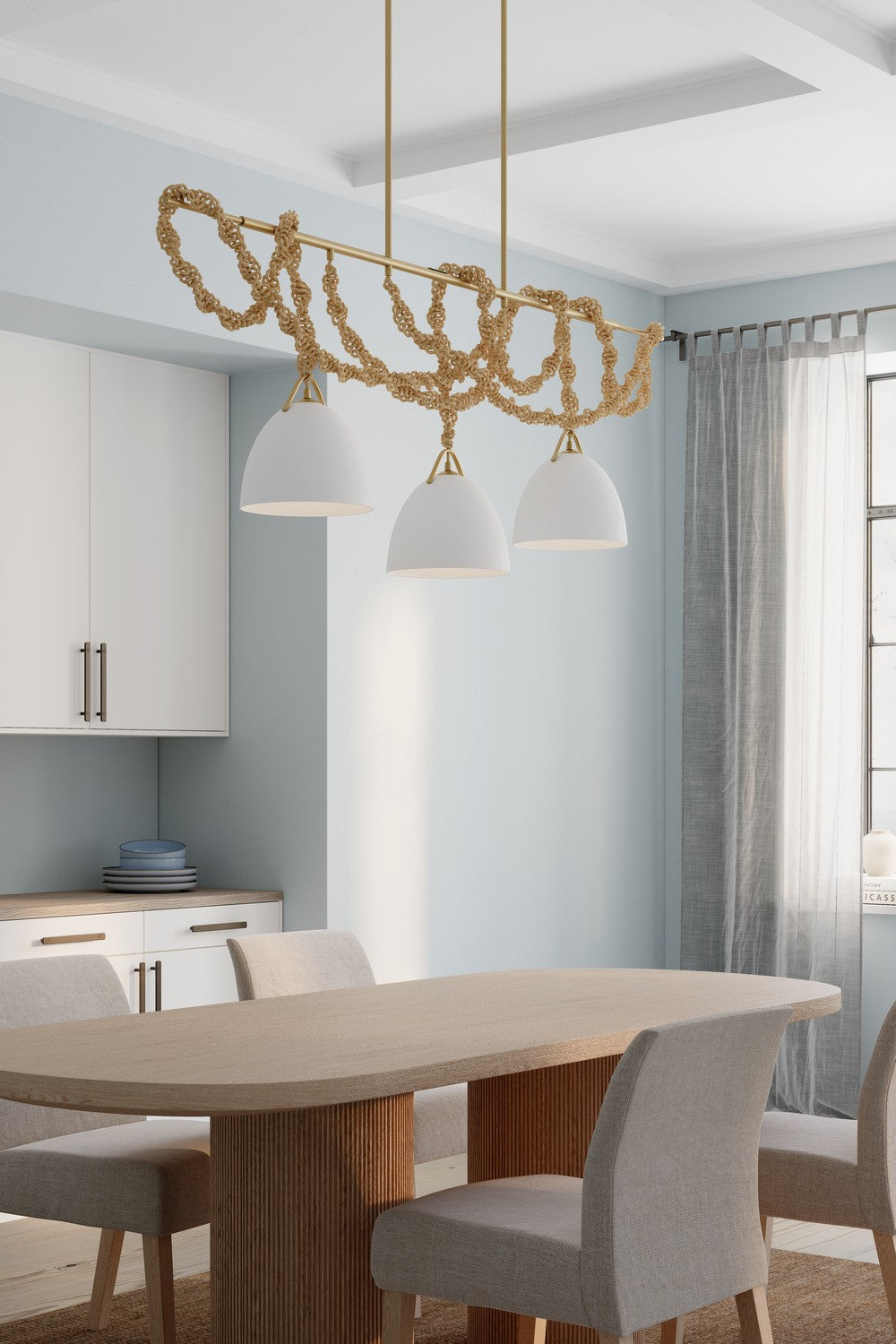 Lustre linéaire 3 lumières | Cordón