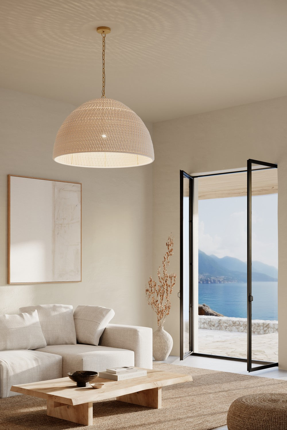 Suspension 1 lumière | Fernwood