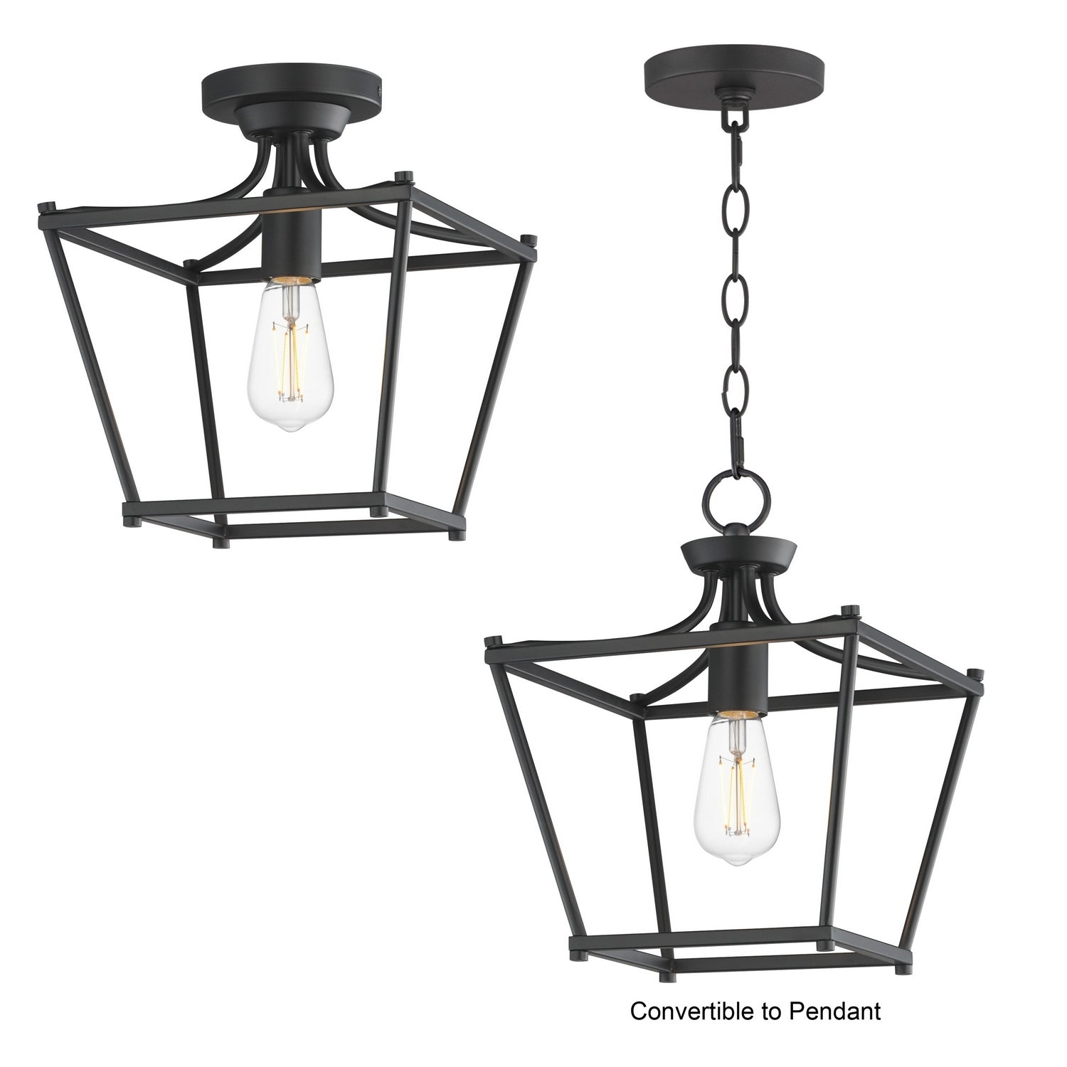 Suspension ou semi-plafonnier 1 lumière | Clifton