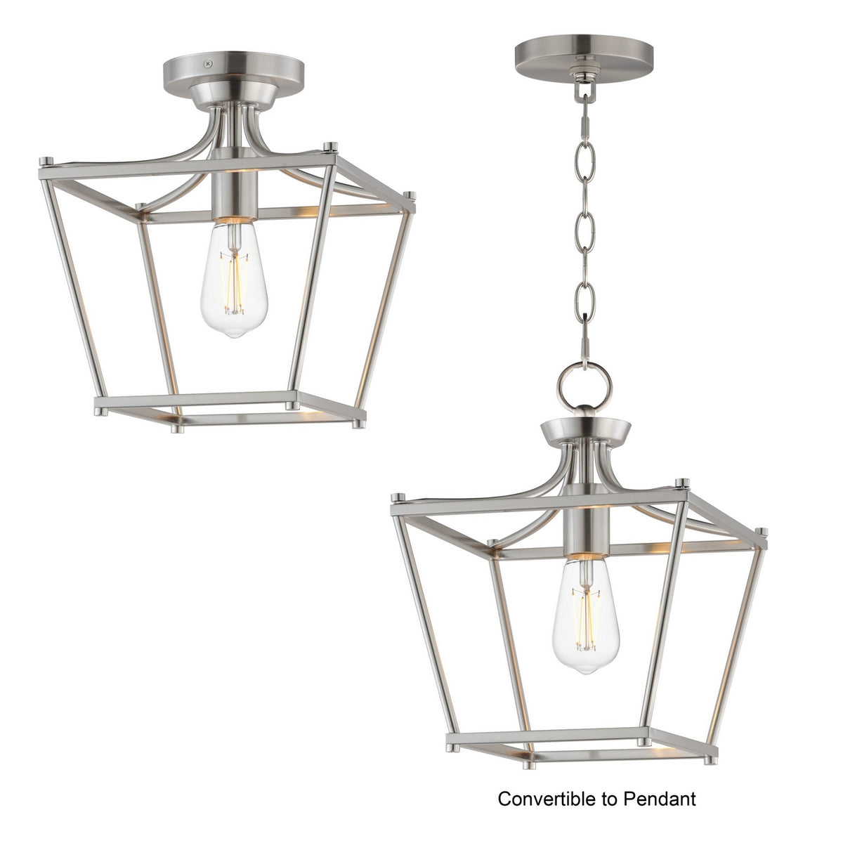 Suspension ou semi-plafonnier 1 lumière | Clifton