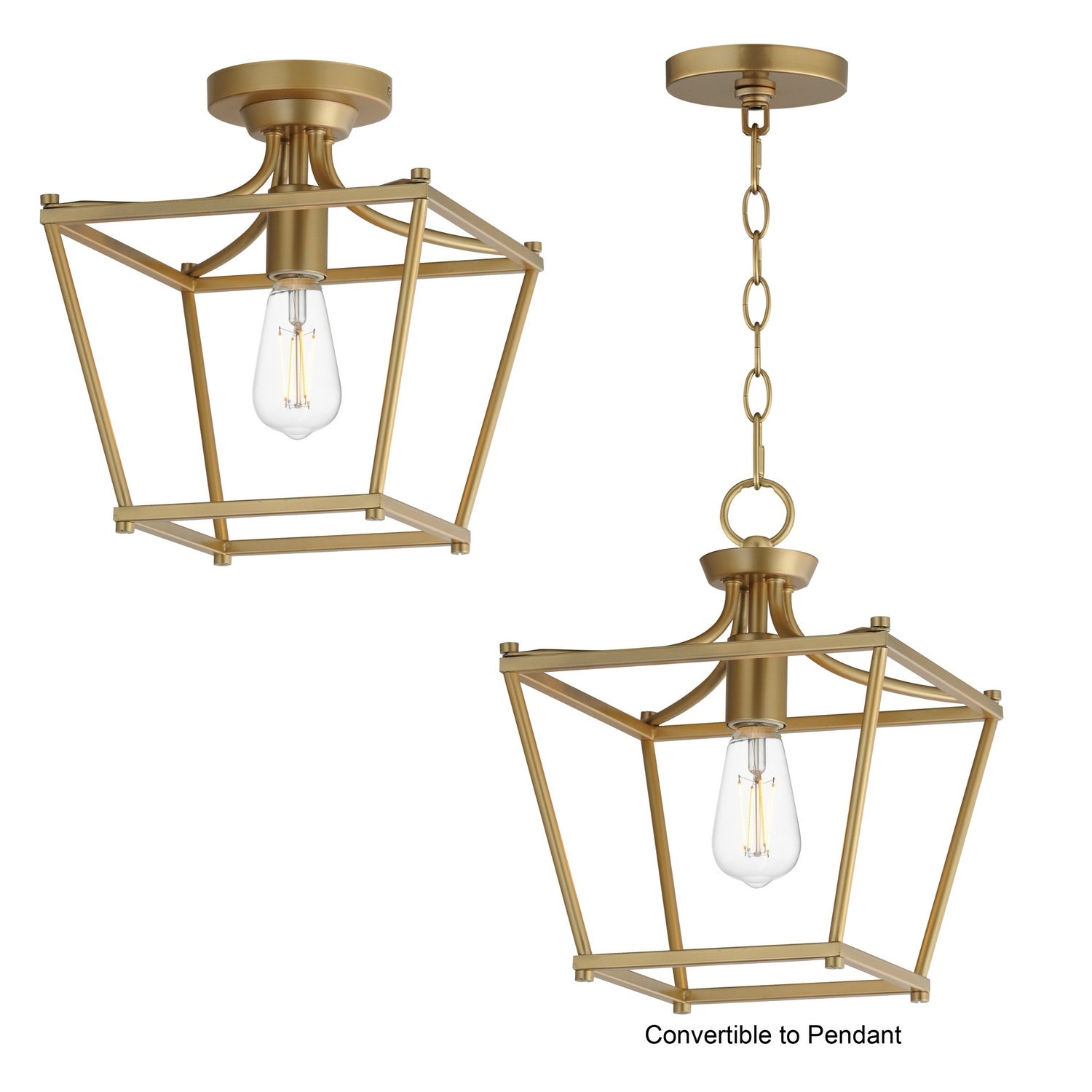 Suspension ou semi-plafonnier 1 lumière | Clifton