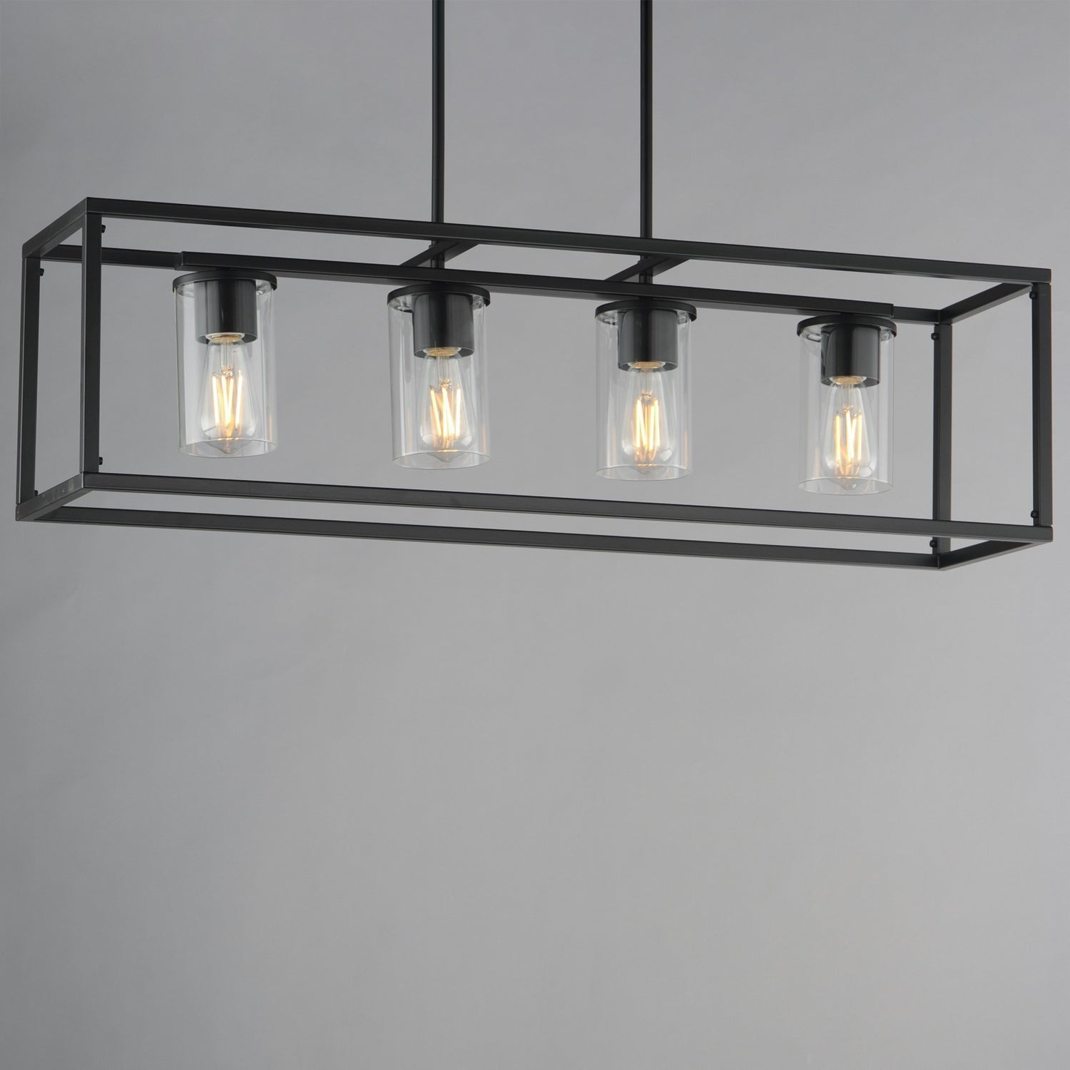 Suspension linéaire 4 lumières | Lateral