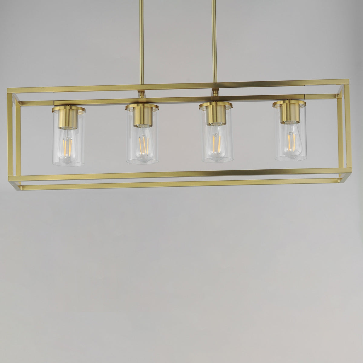 Suspension linéaire 4 lumières | Lateral