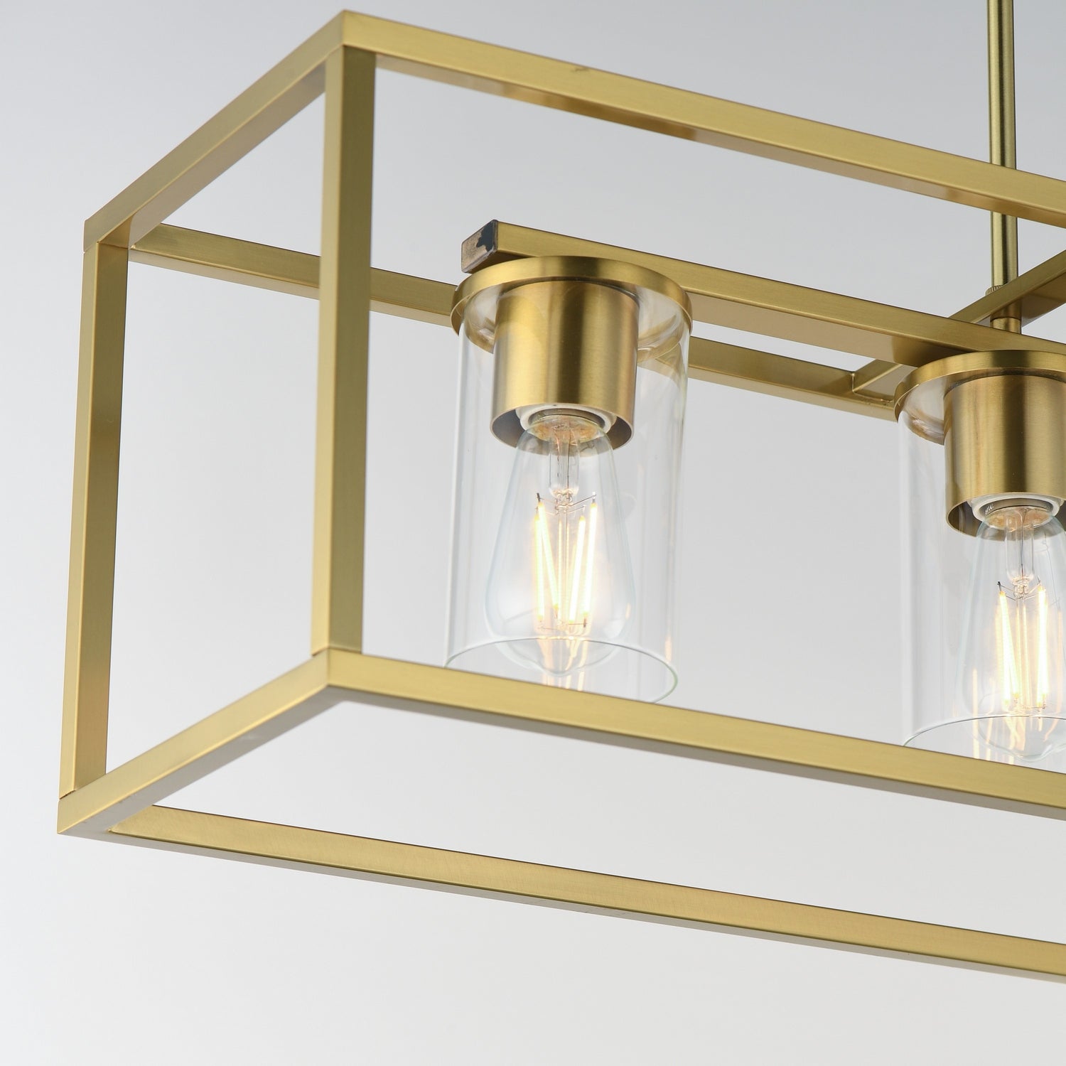 Suspension linéaire 4 lumières | Lateral