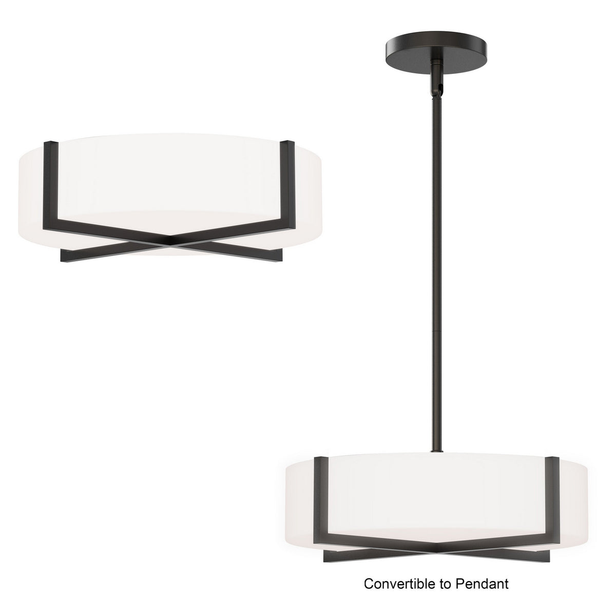 Plafonnier ou suspension convertible DEL | Dexter