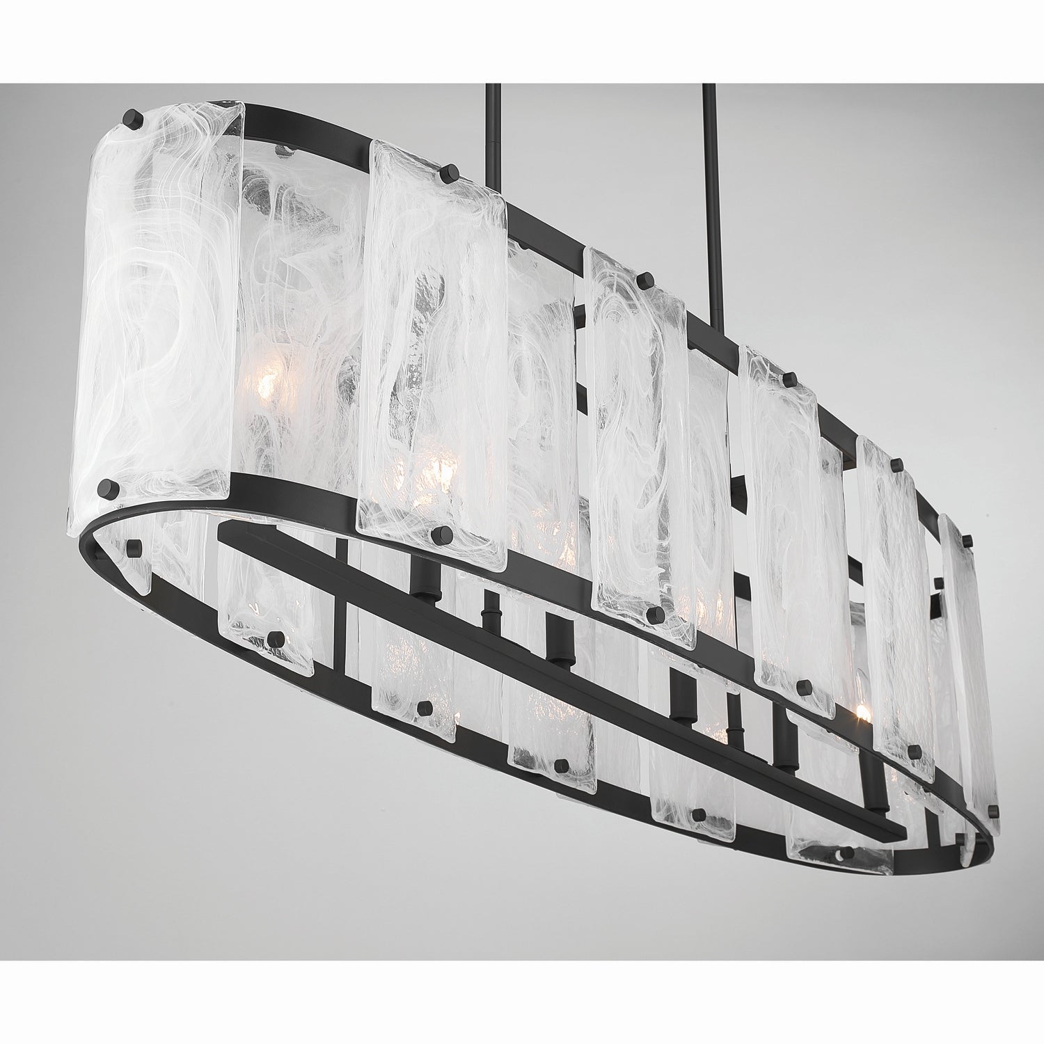 Lustre linéaire 6 lumières | Veil