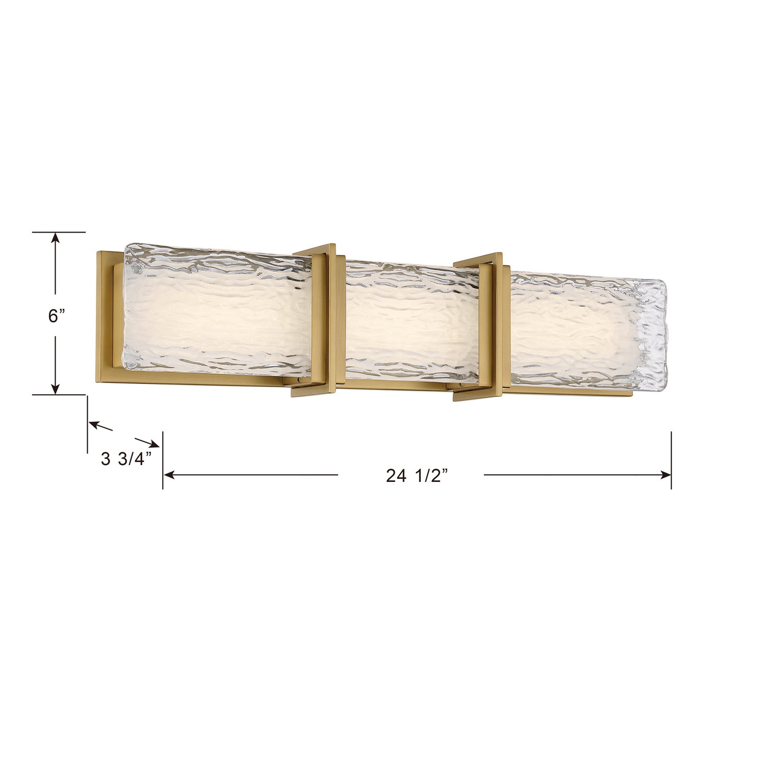 Barre de salle de bain DEL | Lumina