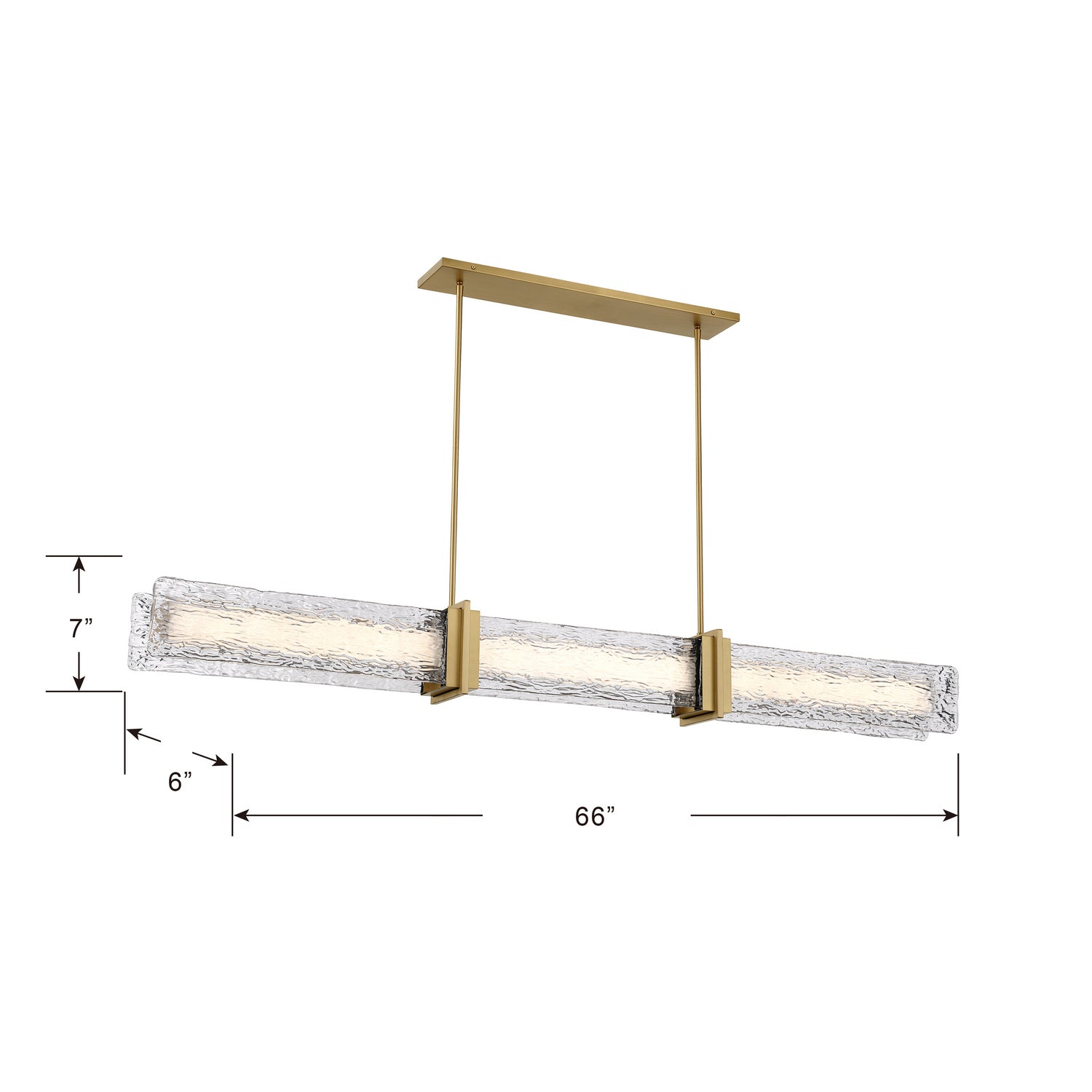 Lustre linéaire DEL | Lumina