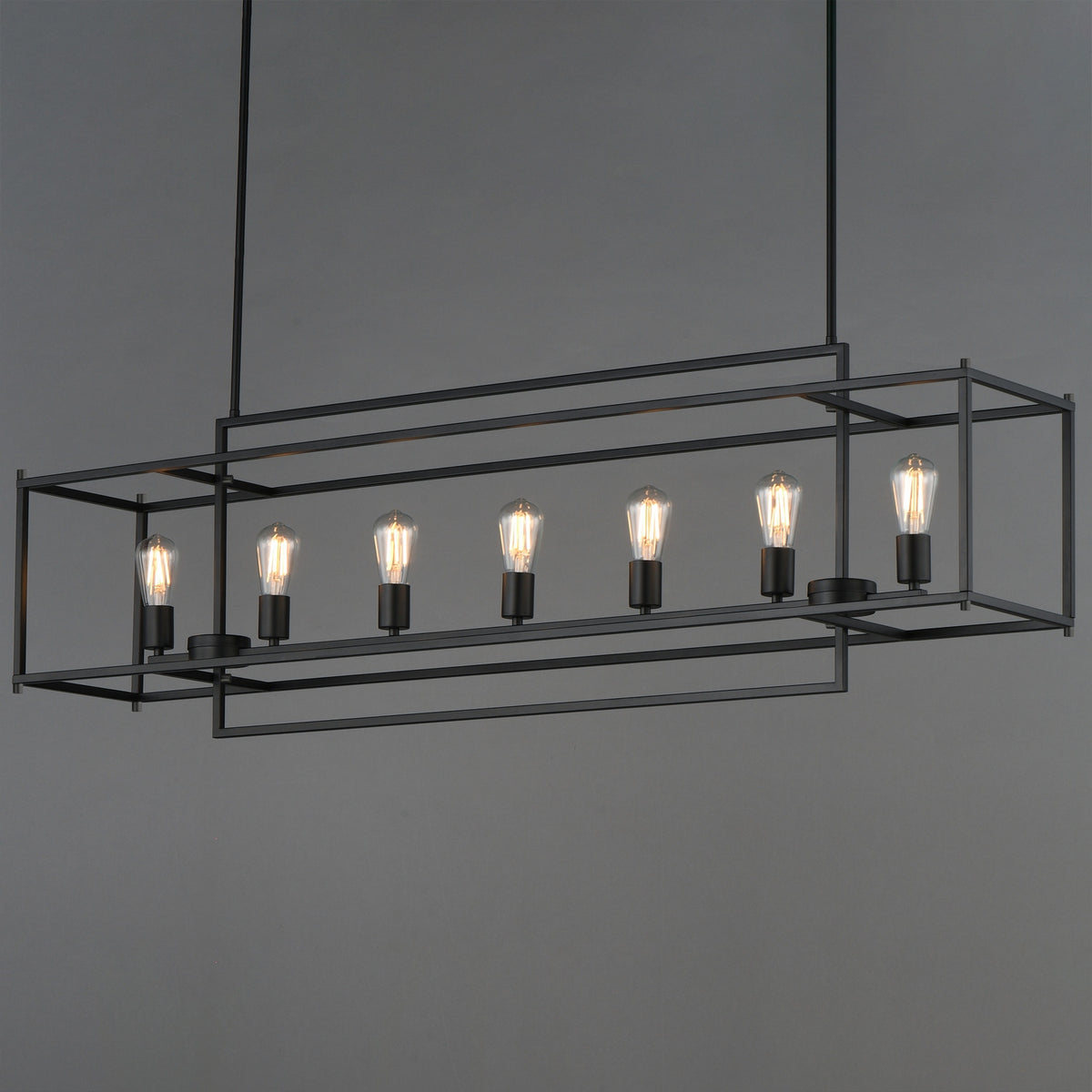 Suspension linéaire 7 lumières | Gridline