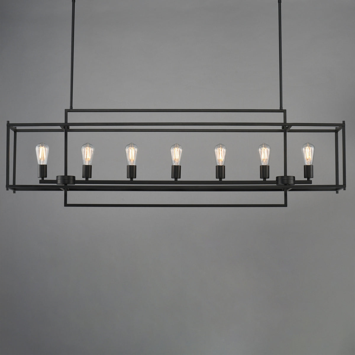Suspension linéaire 7 lumières | Gridline
