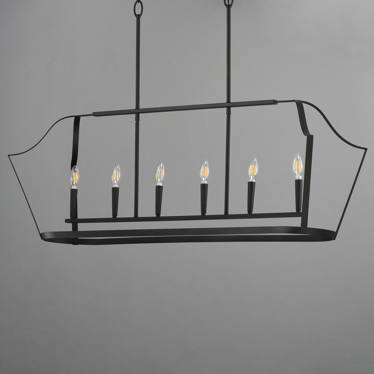 Suspension linéaire 6 lumières | Arden