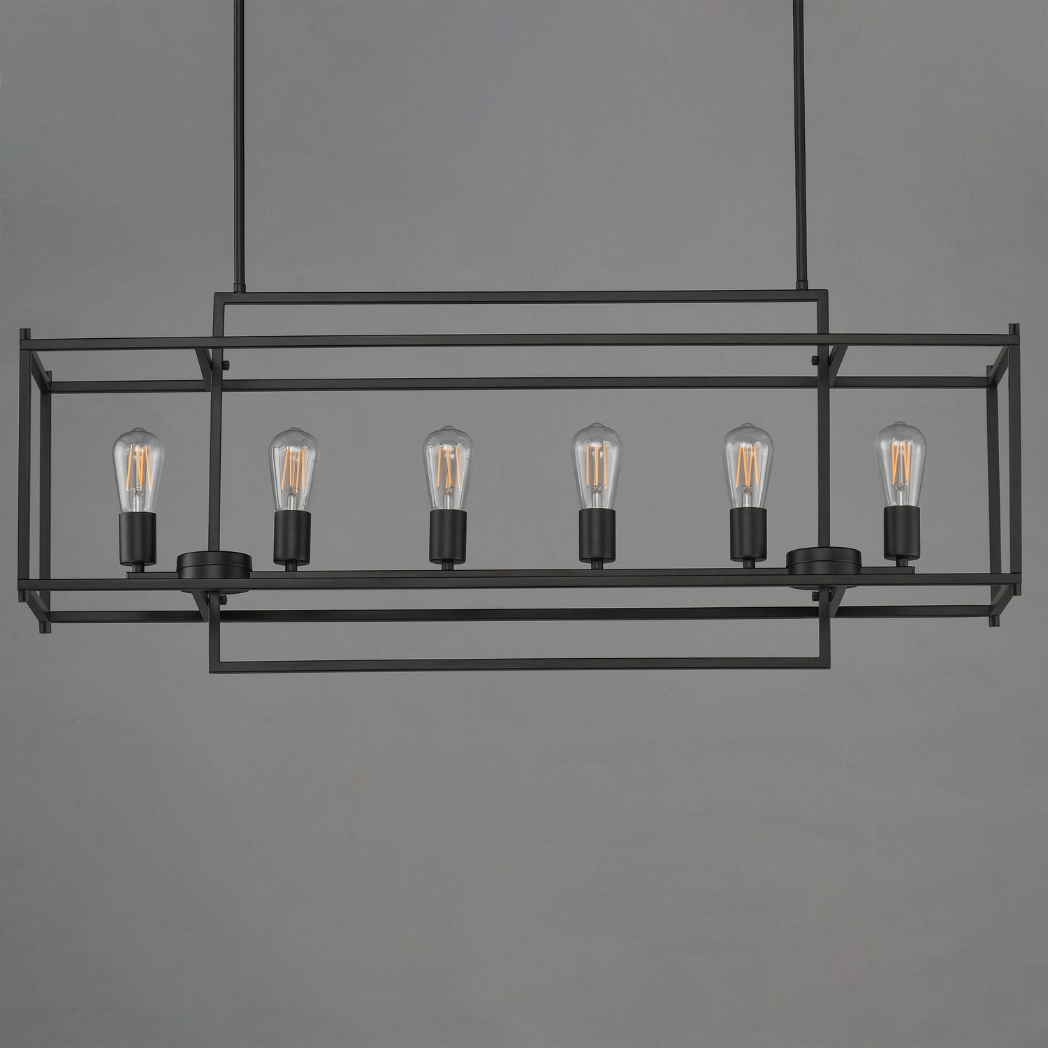 Suspension linéaire 6 lumières | Gridline