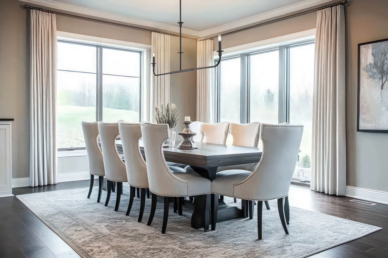 Lustre linéaire 2 lumières | Tova