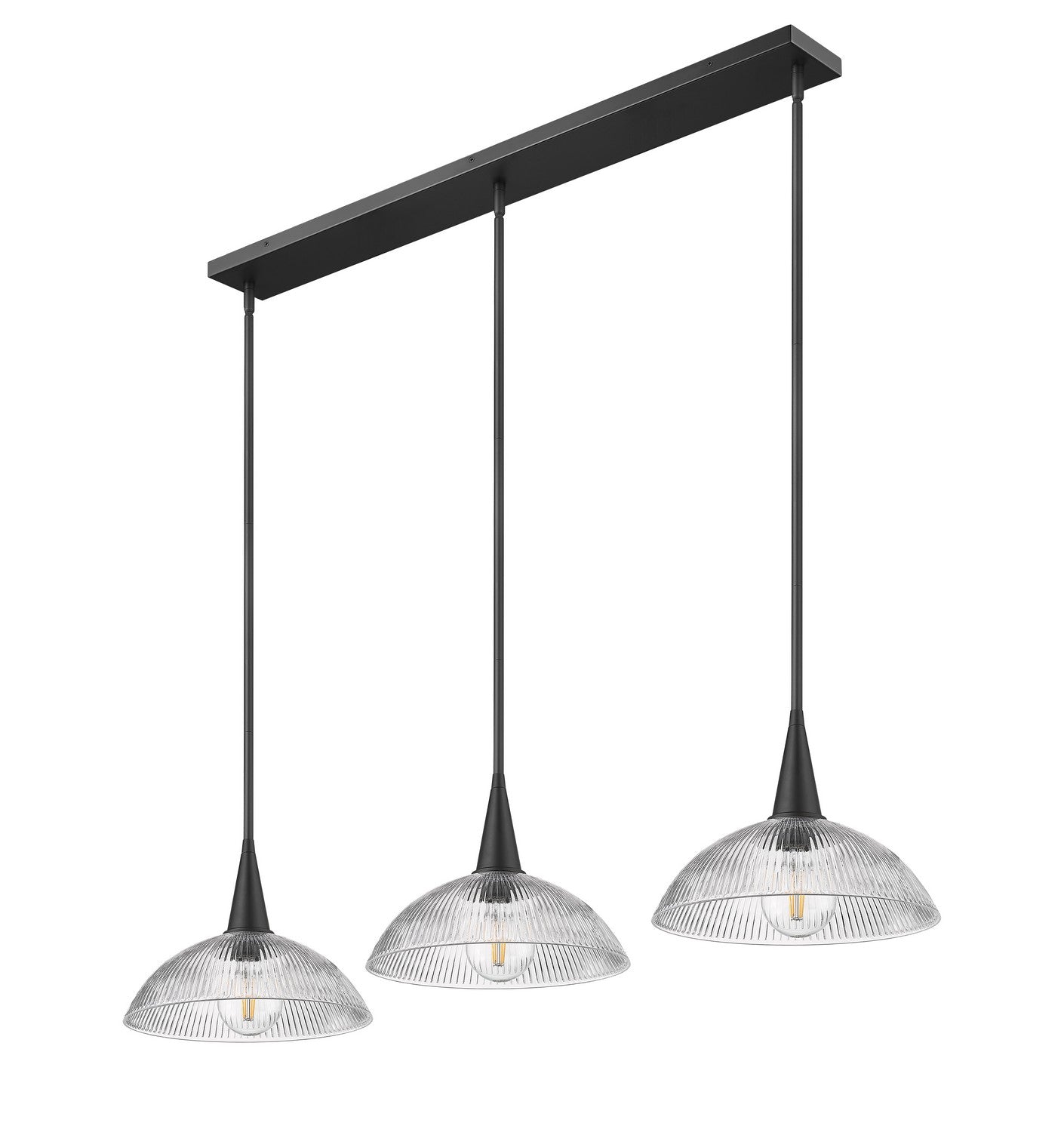 Lustre linéaire 3 lumières | Lunelle