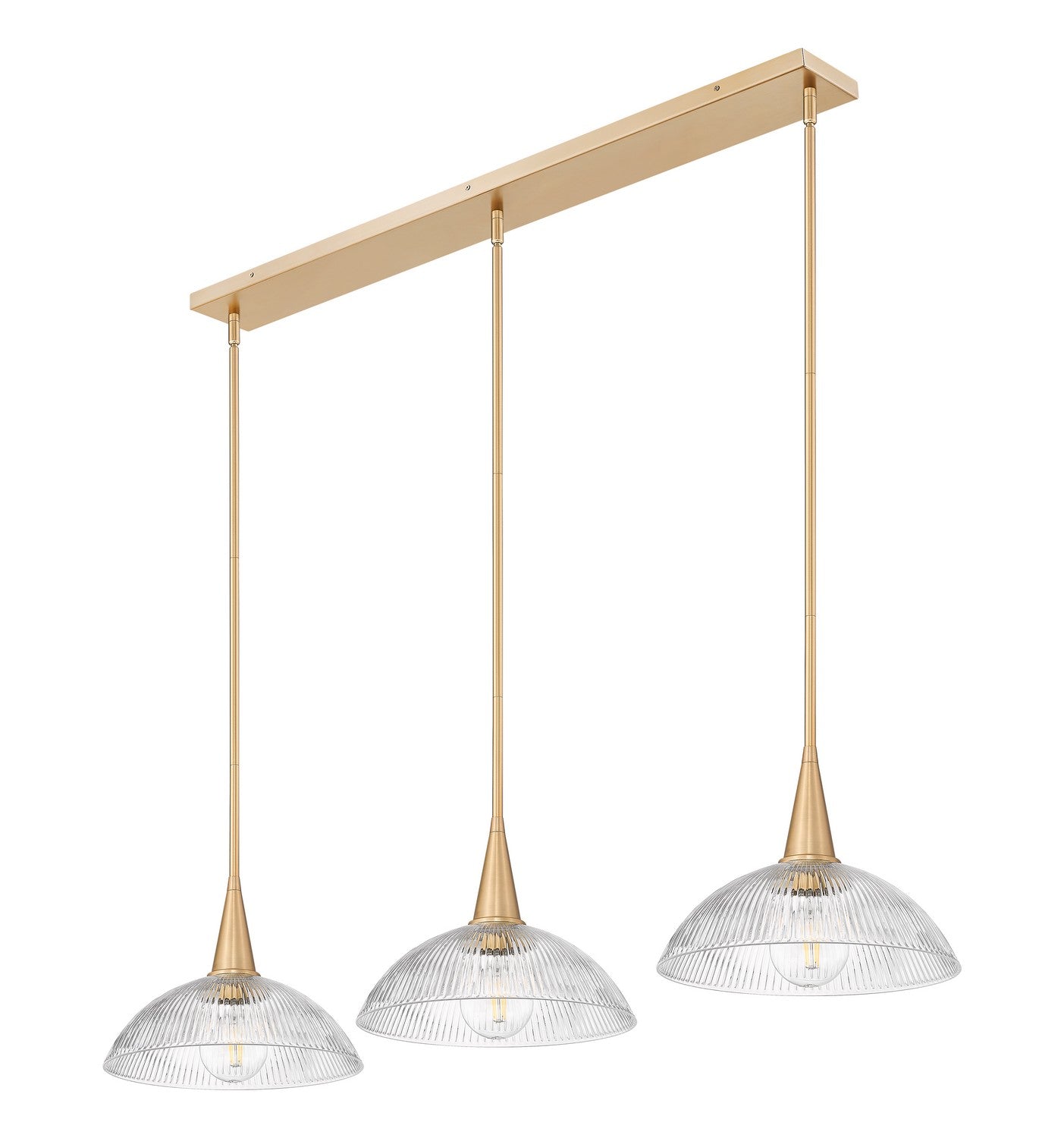 Lustre linéaire 3 lumières | Lunelle