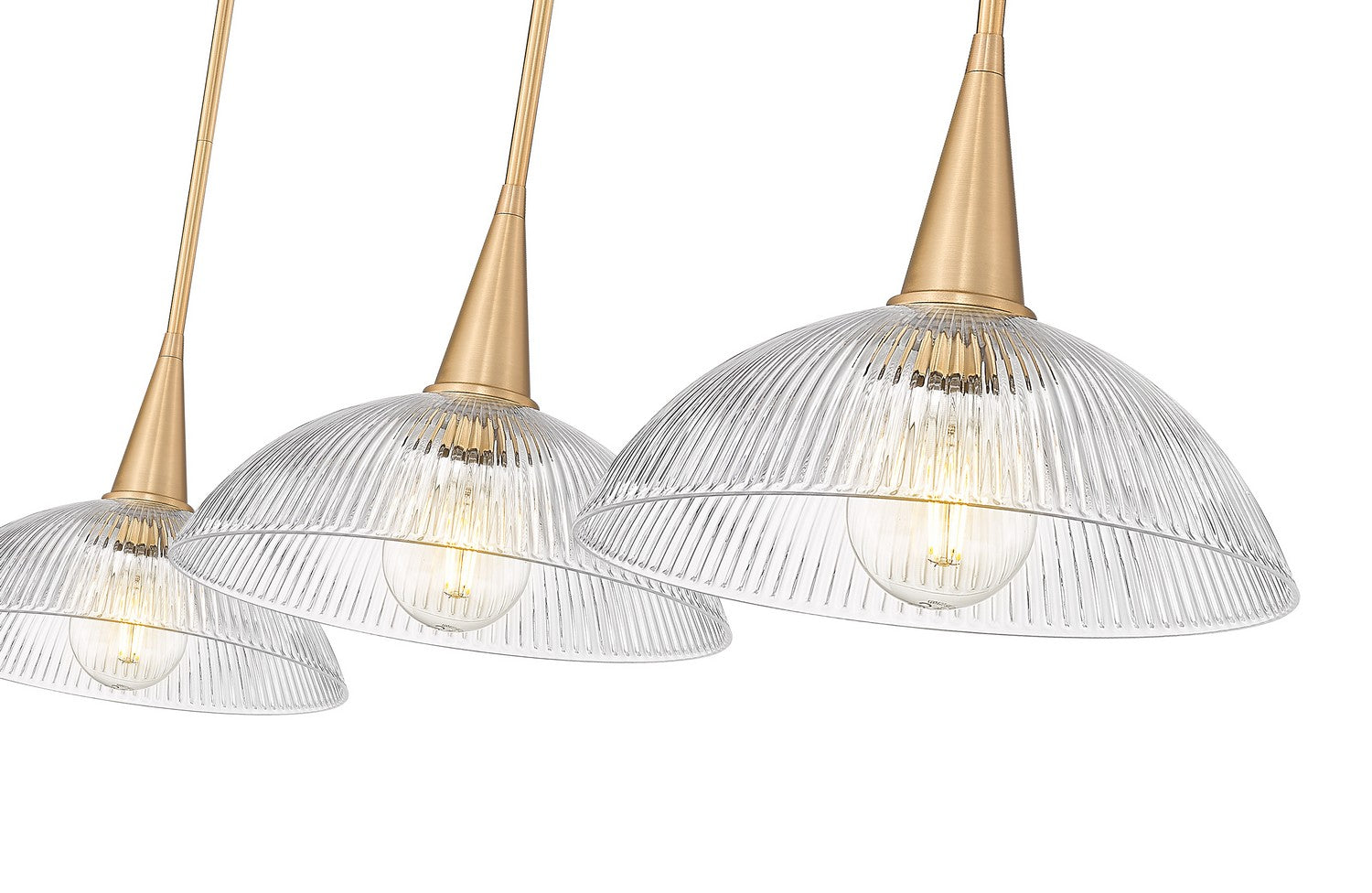 Lustre linéaire 3 lumières | Lunelle