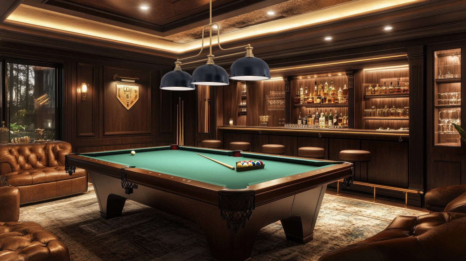 Billiard 3 lumières | Melange