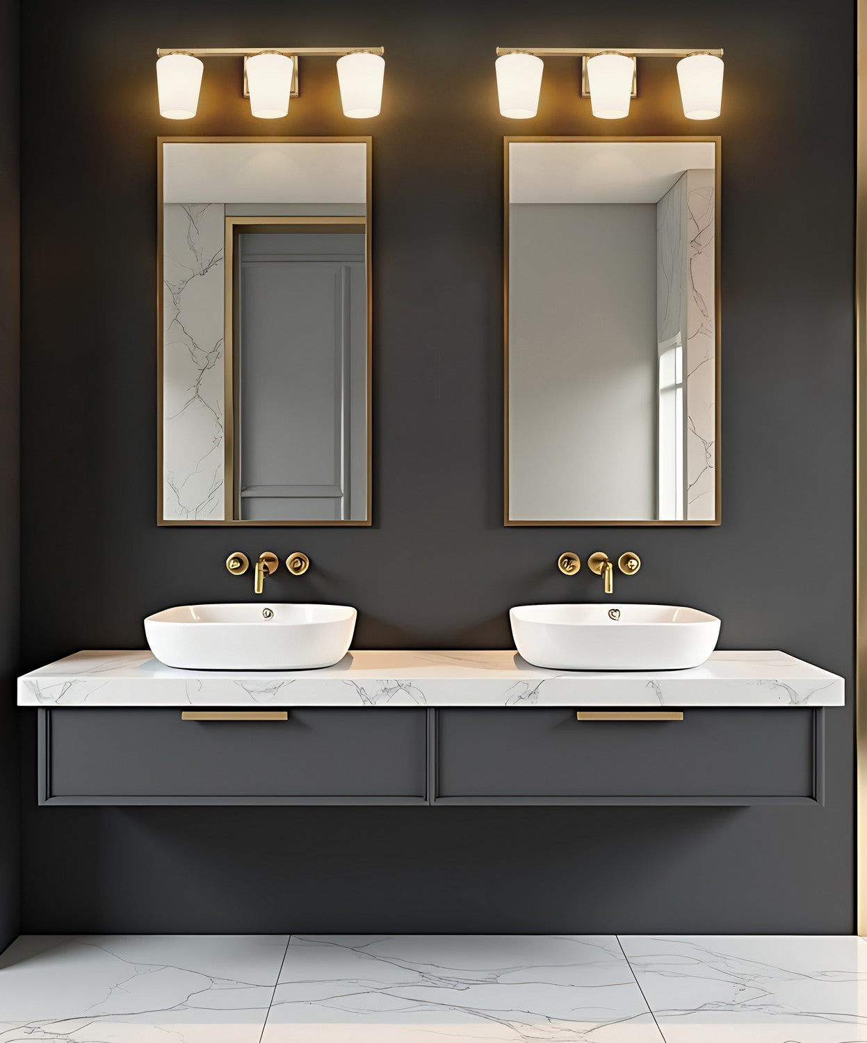 Applique de vanité 3 lumières | Nextra