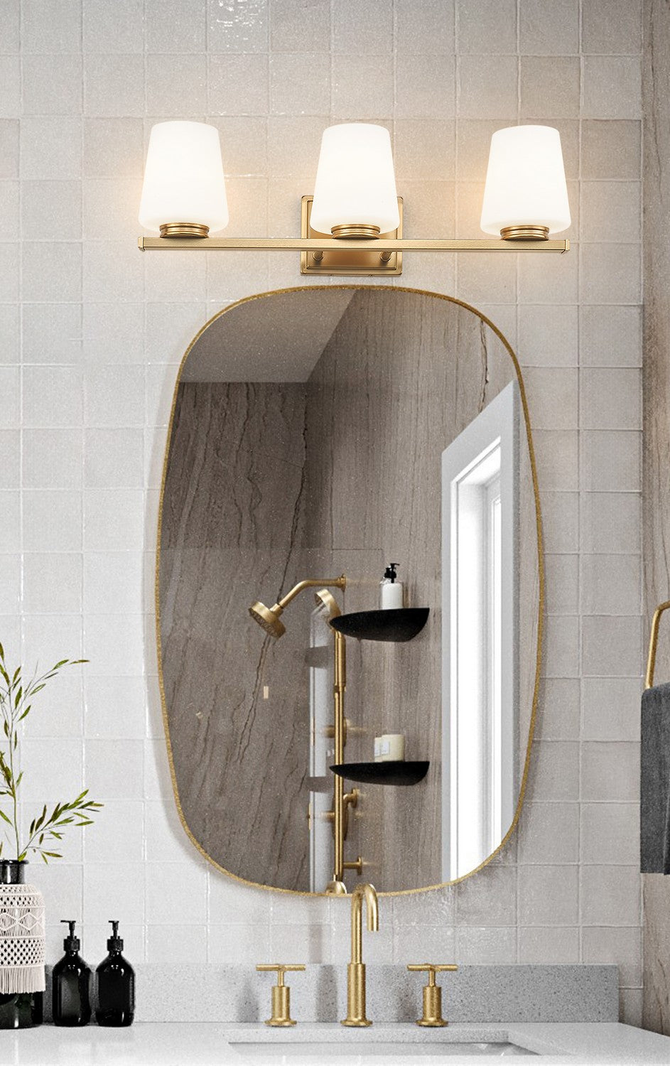 Applique de vanité 3 lumières | Nextra