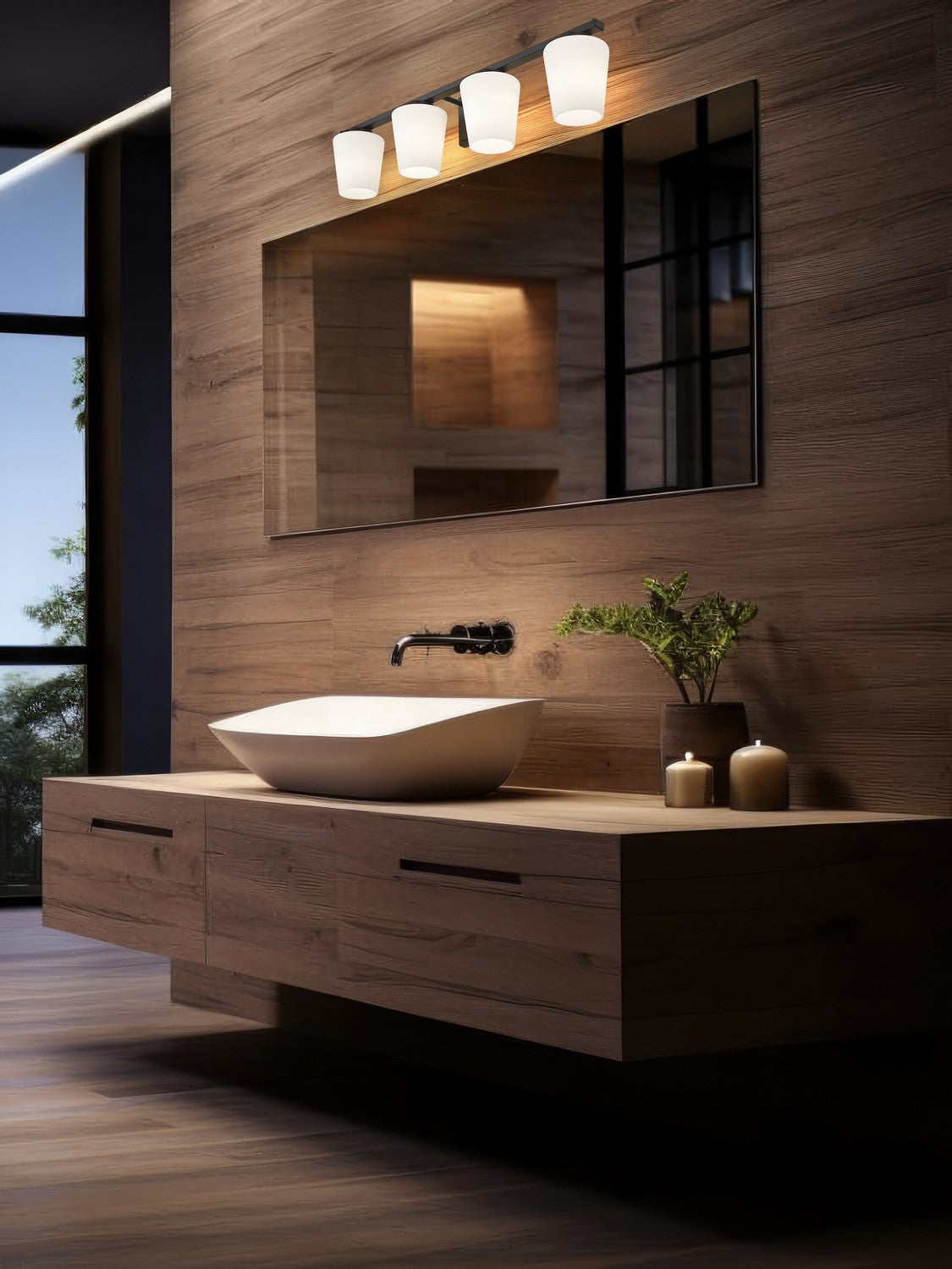 Applique de vanité 4 lumières | Nextra