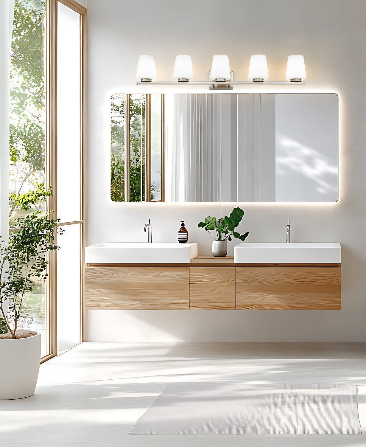 Applique de vanité 5 lumières | Nextra