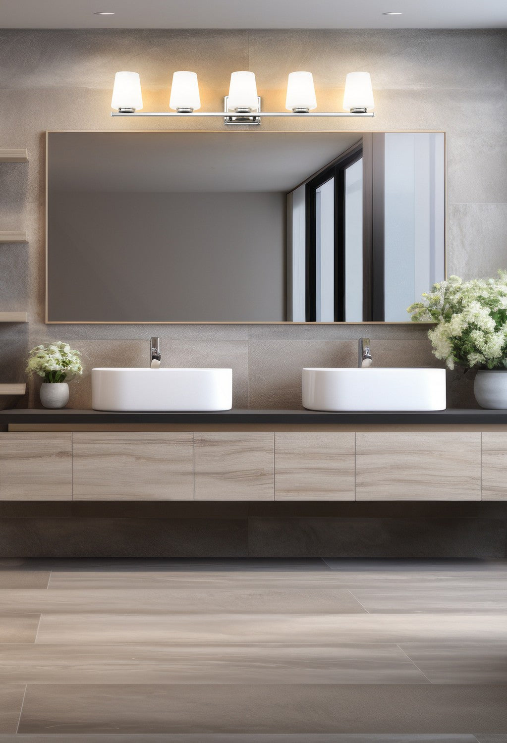 Applique de vanité 5 lumières | Nextra