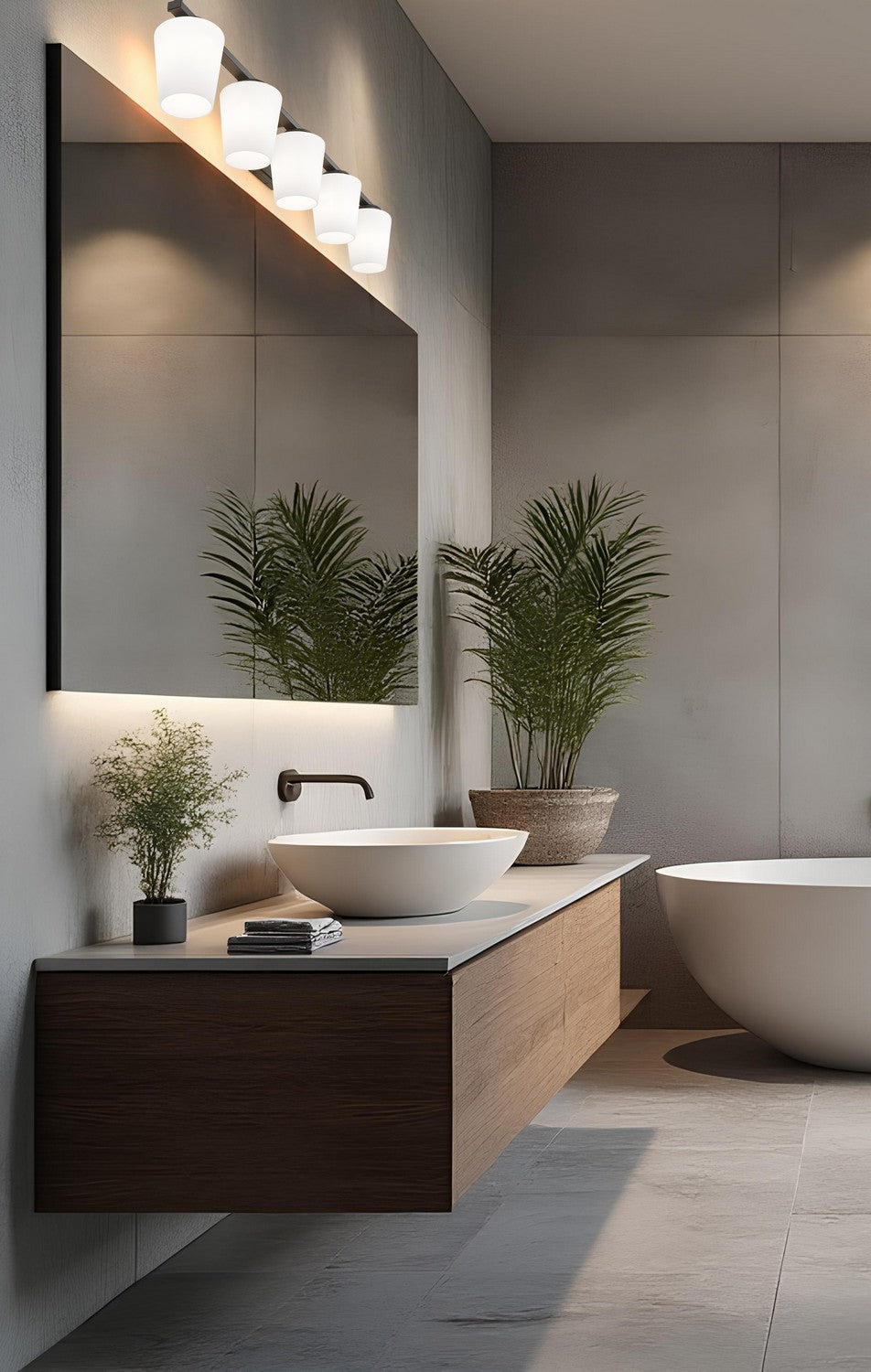 Applique de vanité 5 lumières | Nextra