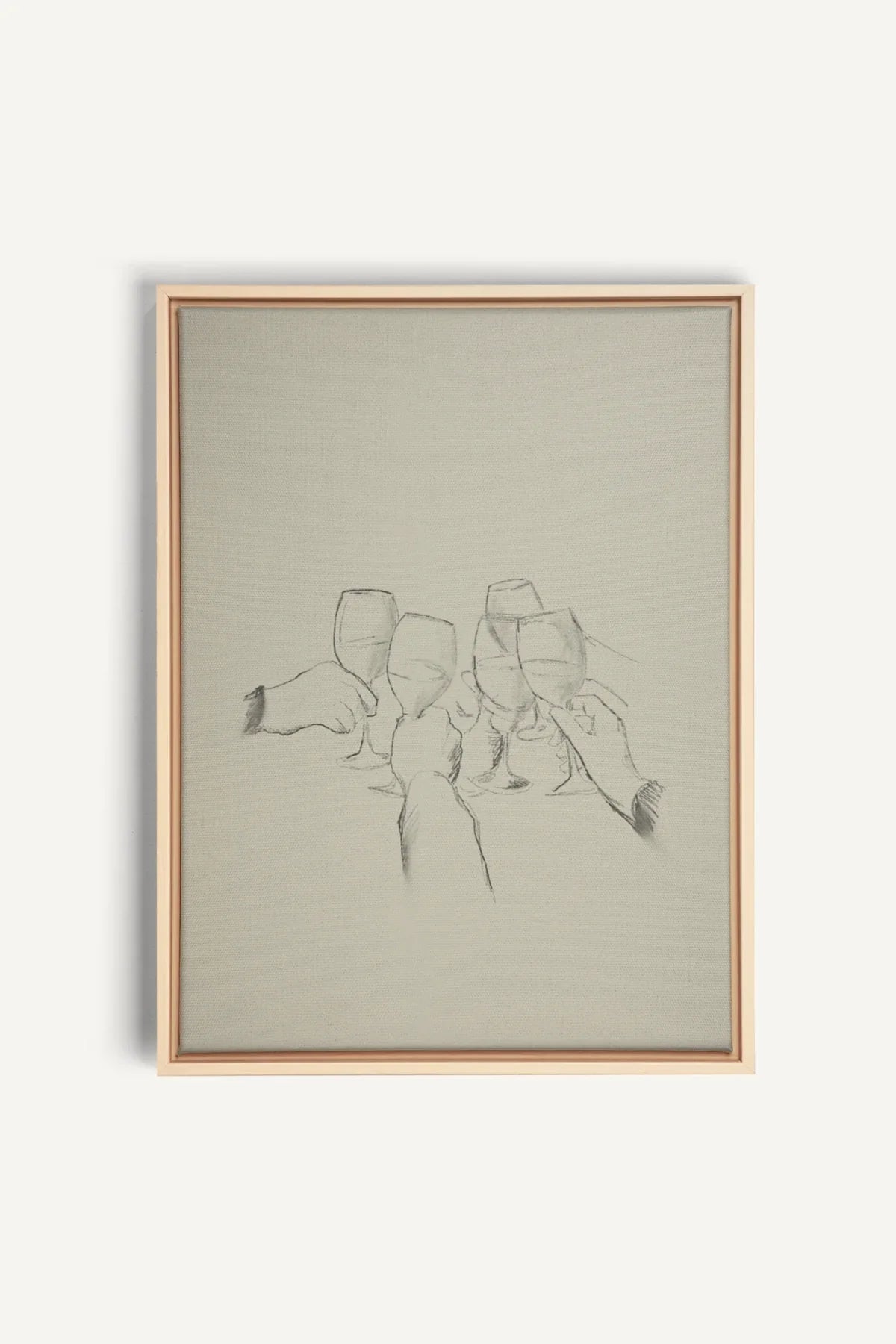 SANTÉ!, Oeuvre sur toile étirée