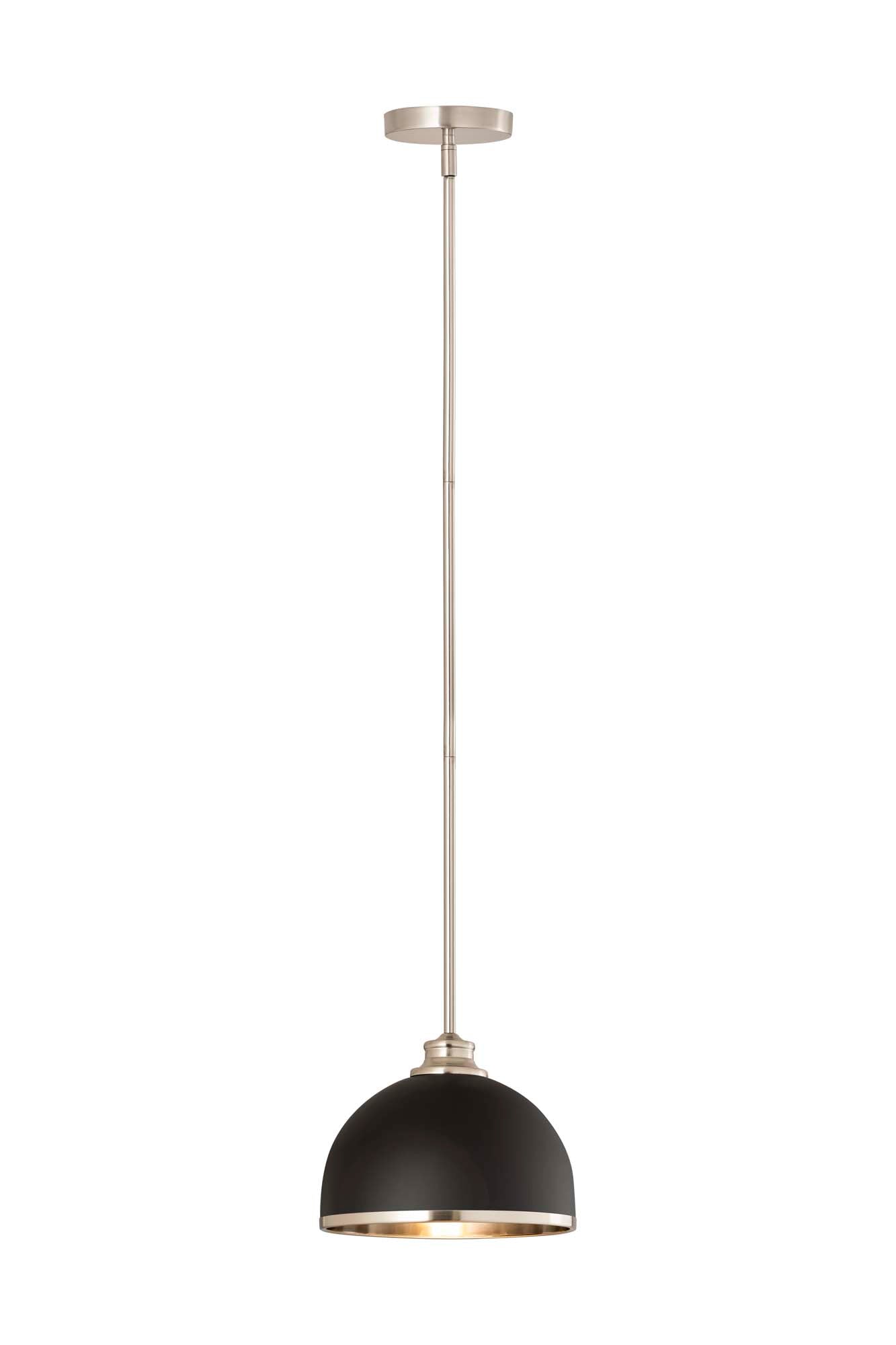 LANDRY Pendant Black, Nickel - 1004P10-MB-BN | Z-LITE