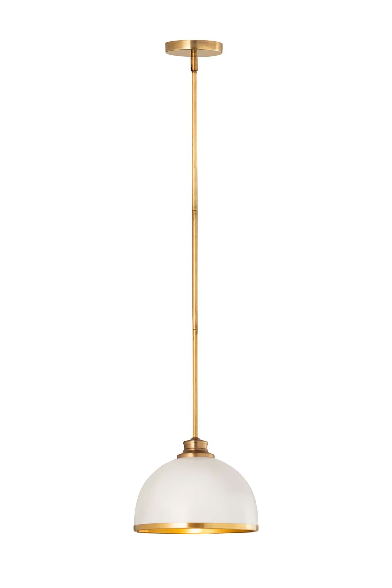 LANDRY Pendant White, Gold - 1004P10-MW-RB | Z-LITE