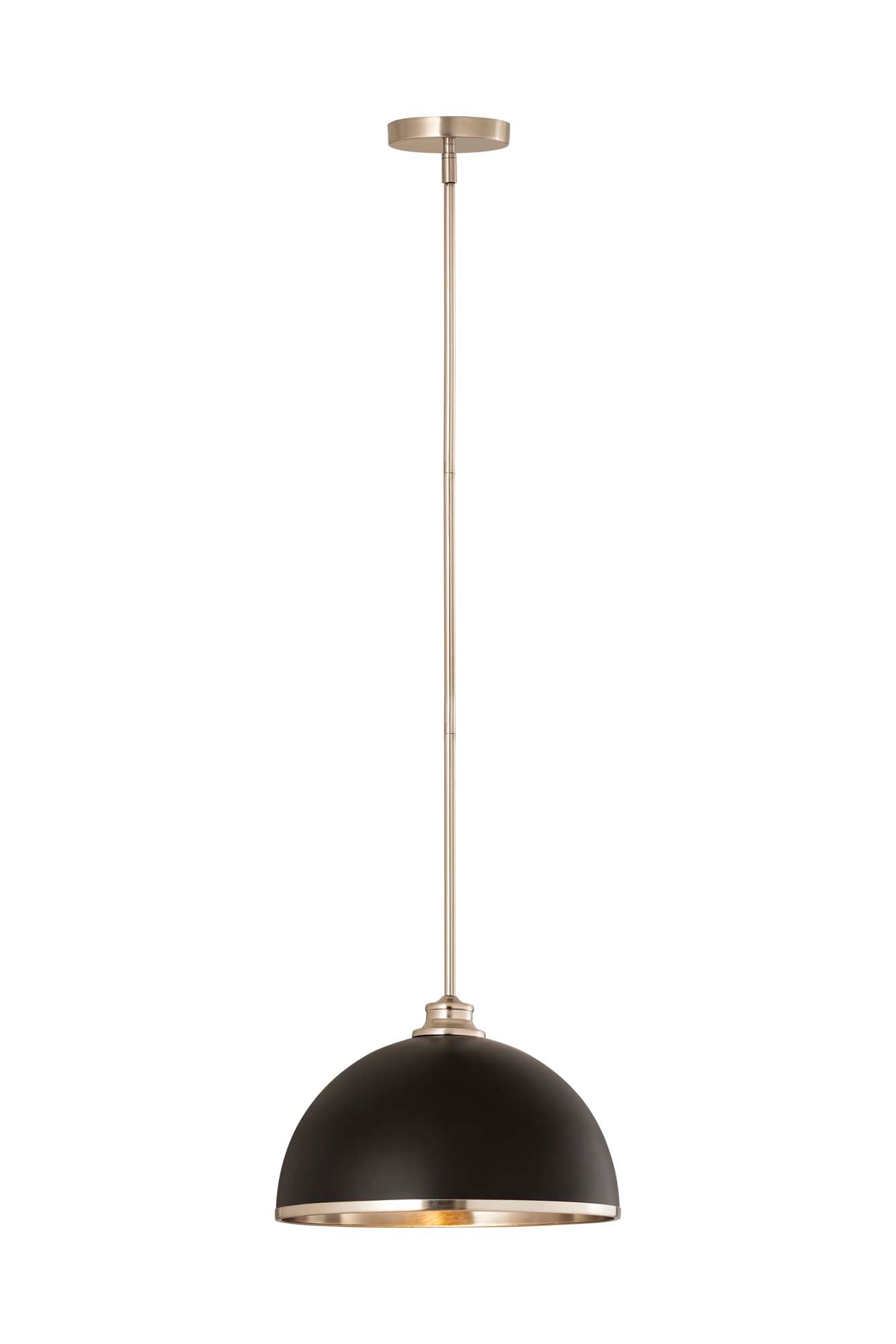 LANDRY Pendant Black, Nickel - 1004P14-MB-BN | Z-LITE