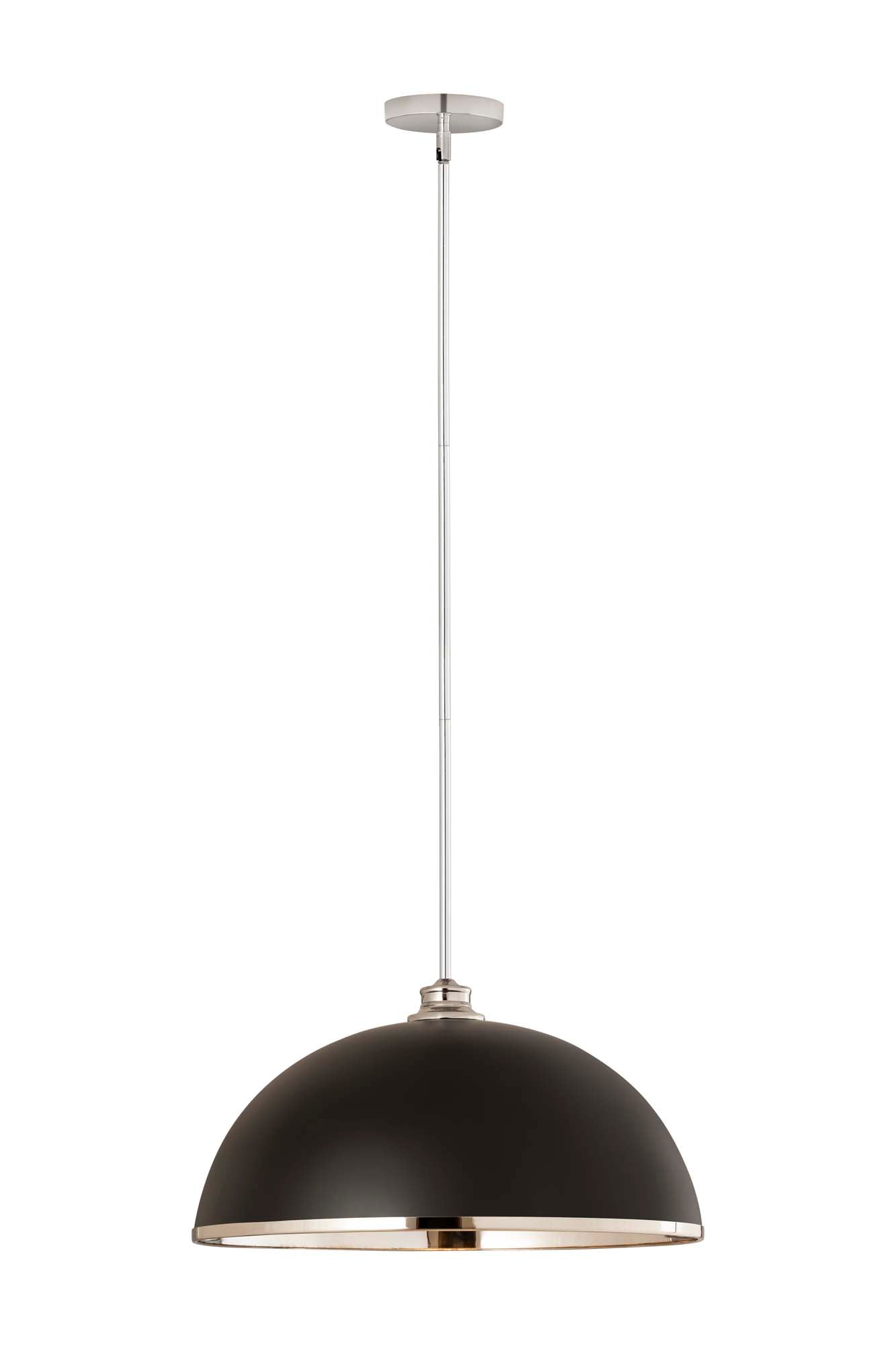 LANDRY Pendant Black, Chrome - 1004P20-MB-CH | Z-LITE