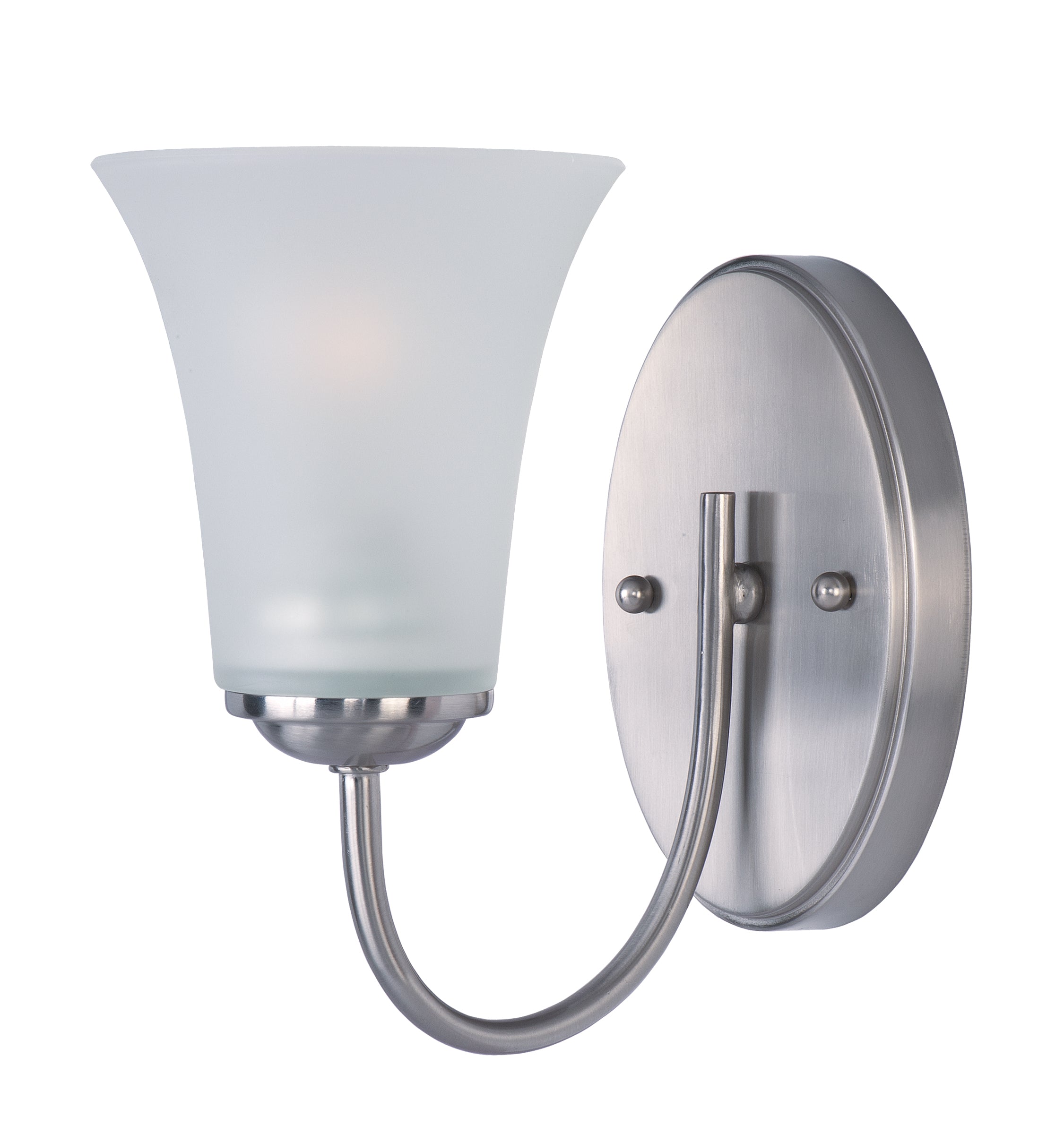 LOGAN Bathroom sconce Nickel - 10051FTSN | MAXIM/ET2