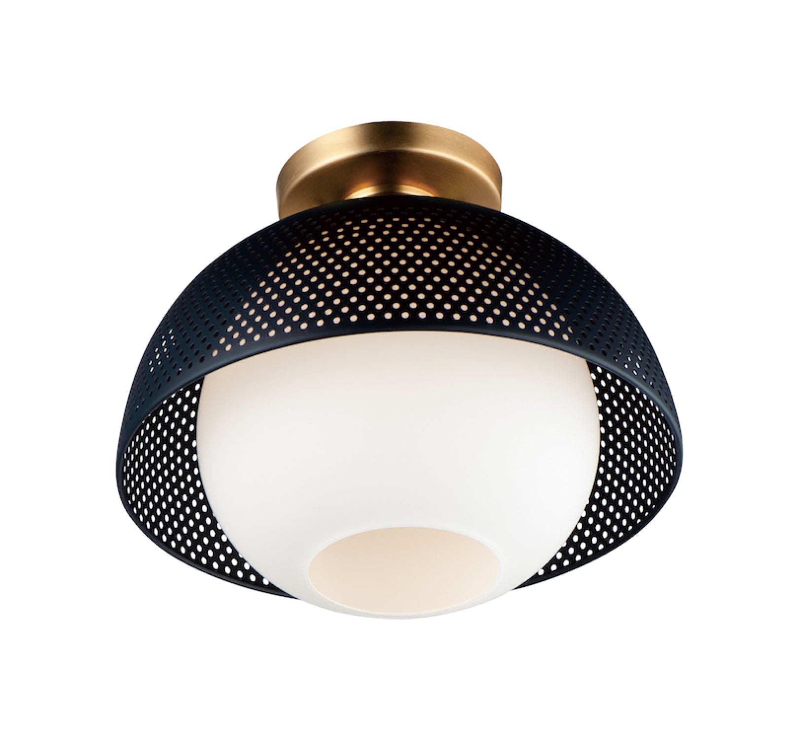 PERF Flush mount Black, Gold - 10083WTBKSBR | MAXIM/ET2