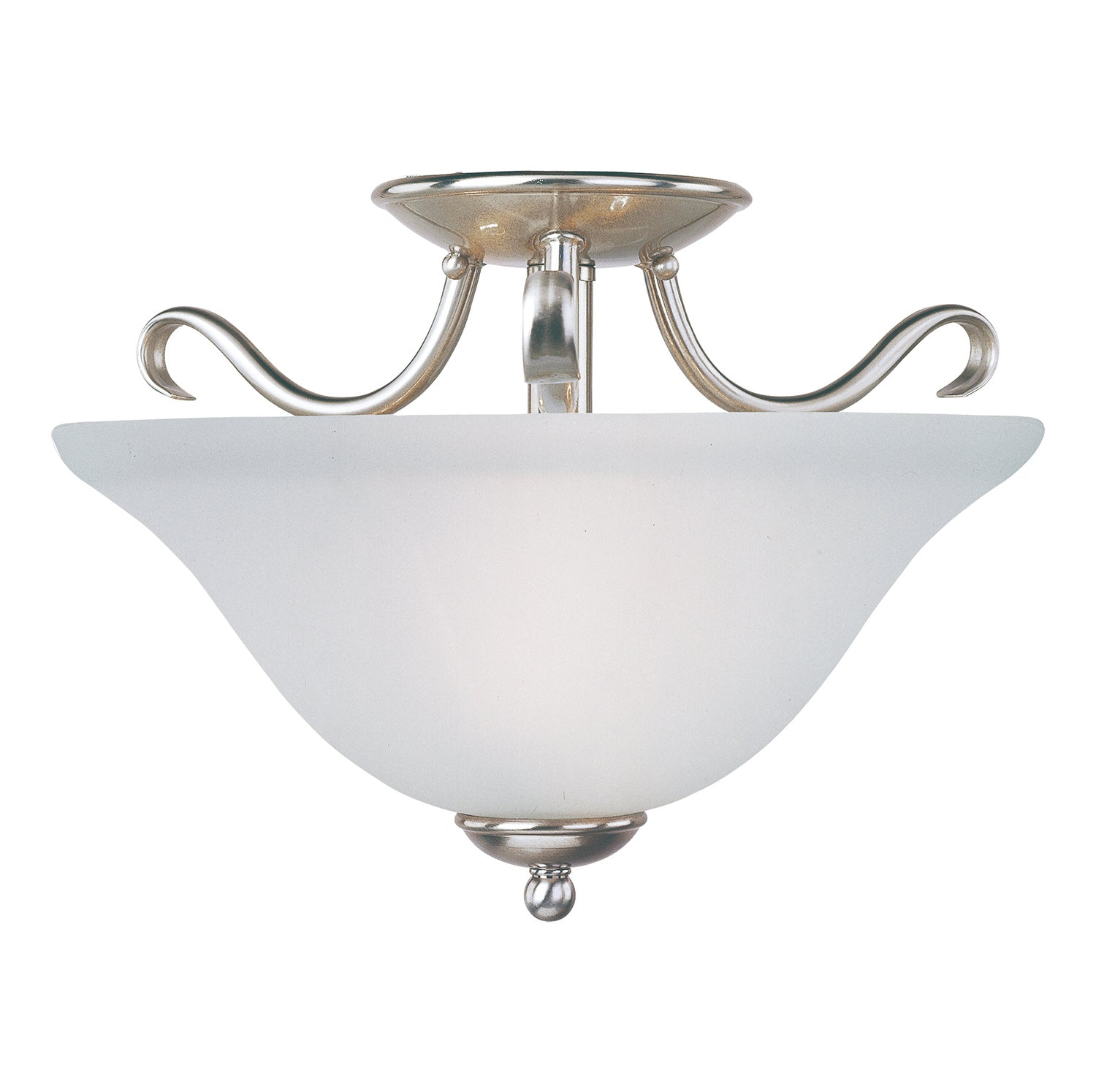 BASIX Semi-Flush mount Nickel - 10120FTSN | MAXIM/ET2
