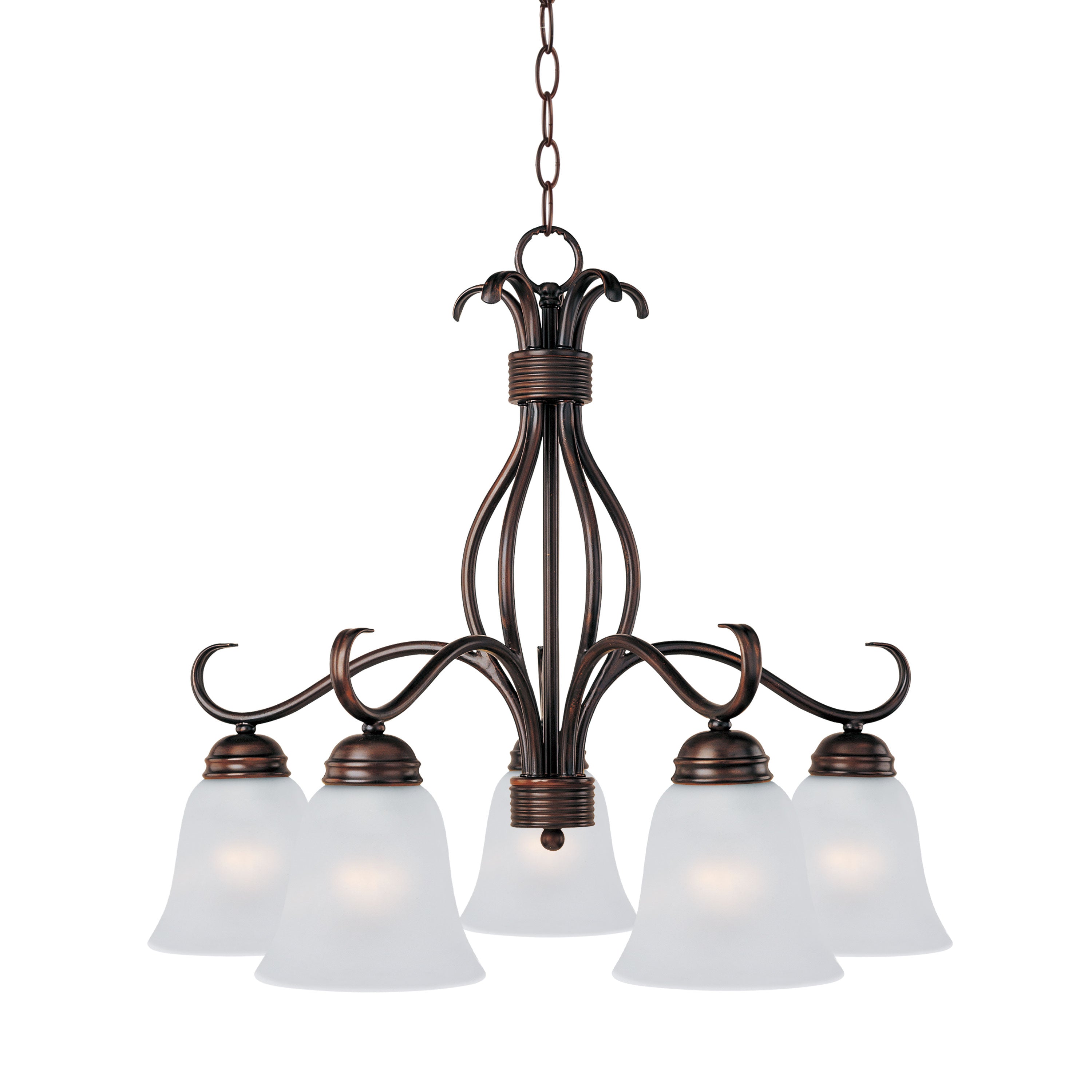 BASIX Chandelier Bronze - 10124FTOI | MAXIM/ET2