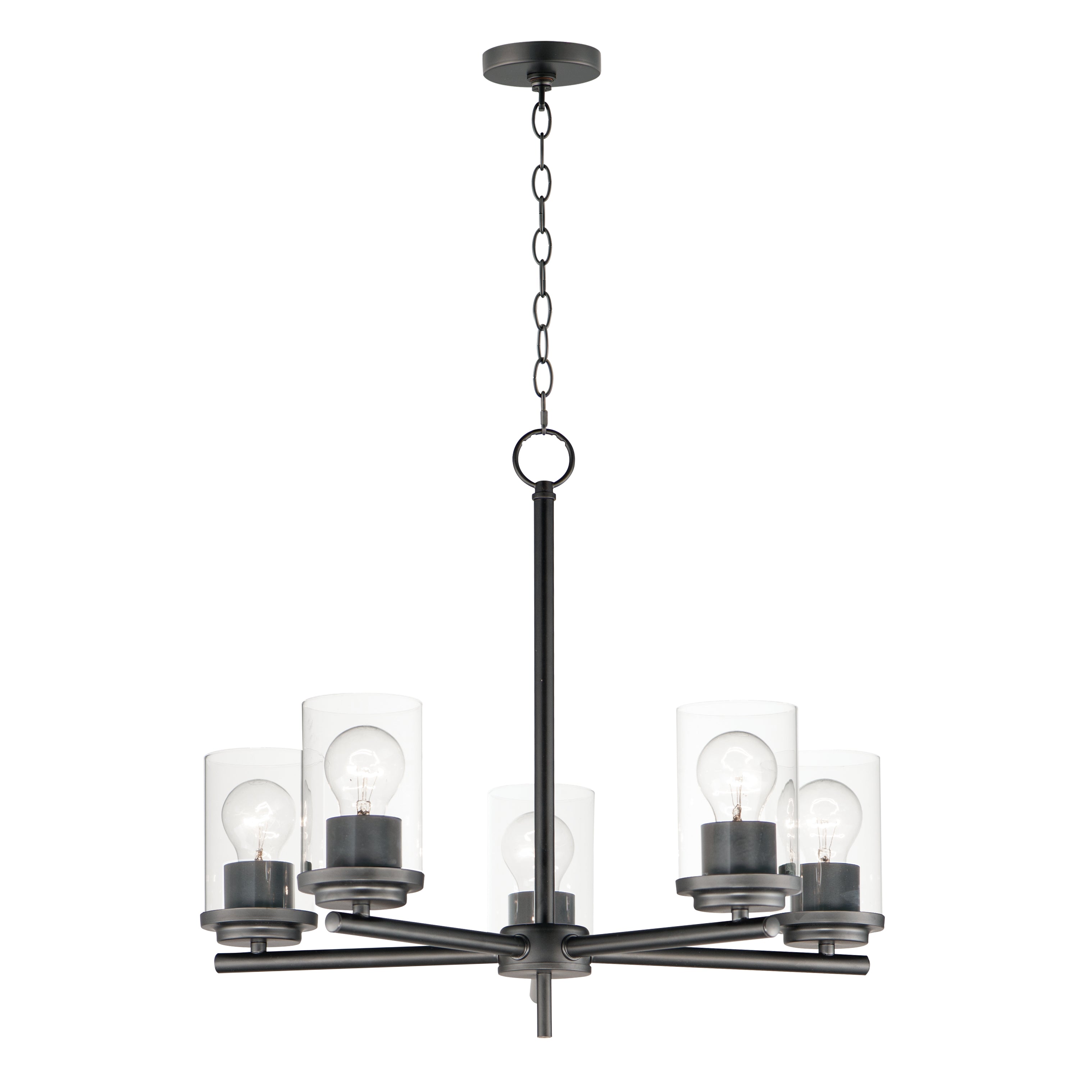CORONA Chandelier Black - 10205CLBK | MAXIM/ET2