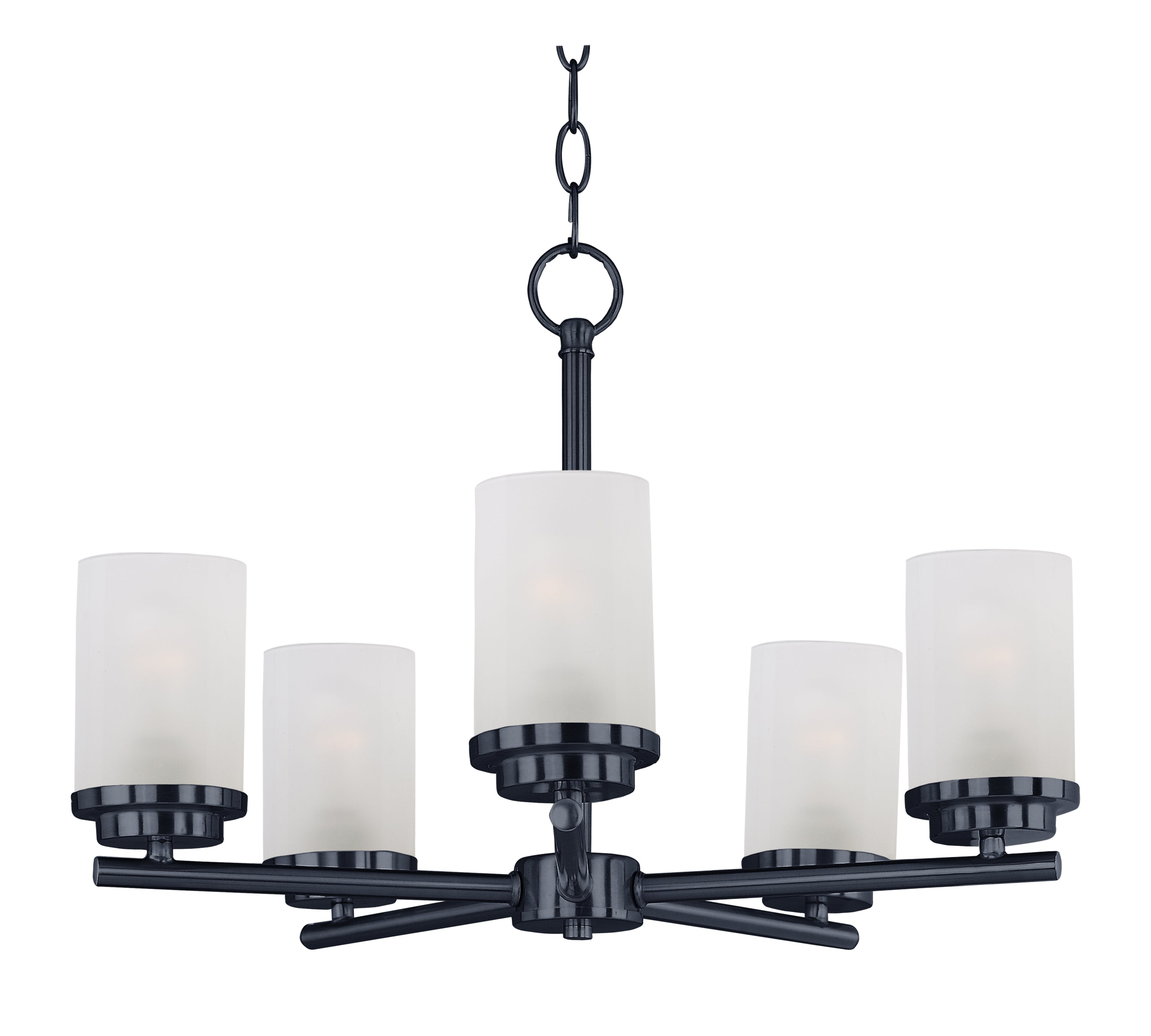 CORONA Chandelier Black - 10205FTBK | MAXIM/ET2