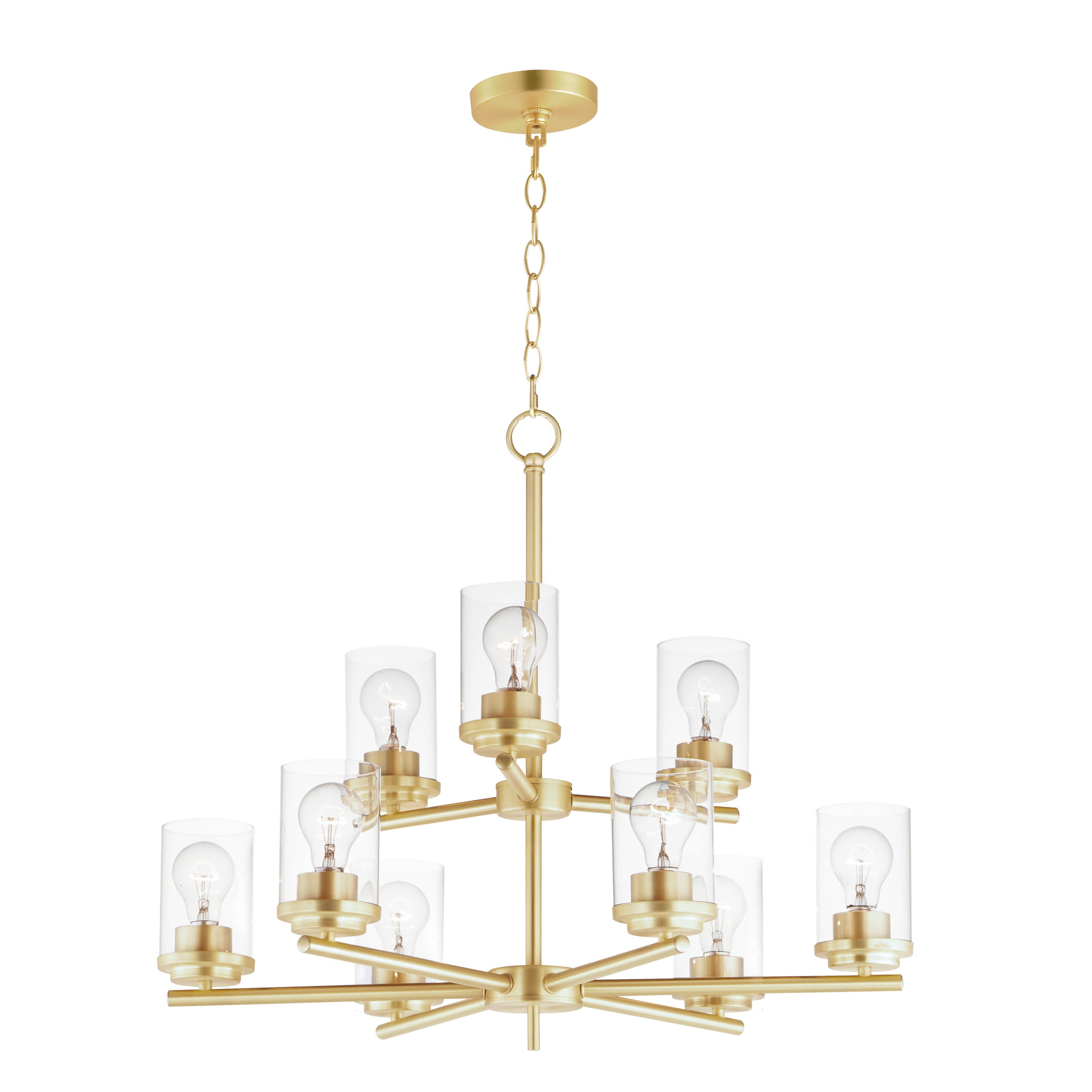 CORONA Chandelier Gold - 10206CLSBR | MAXIM/ET2