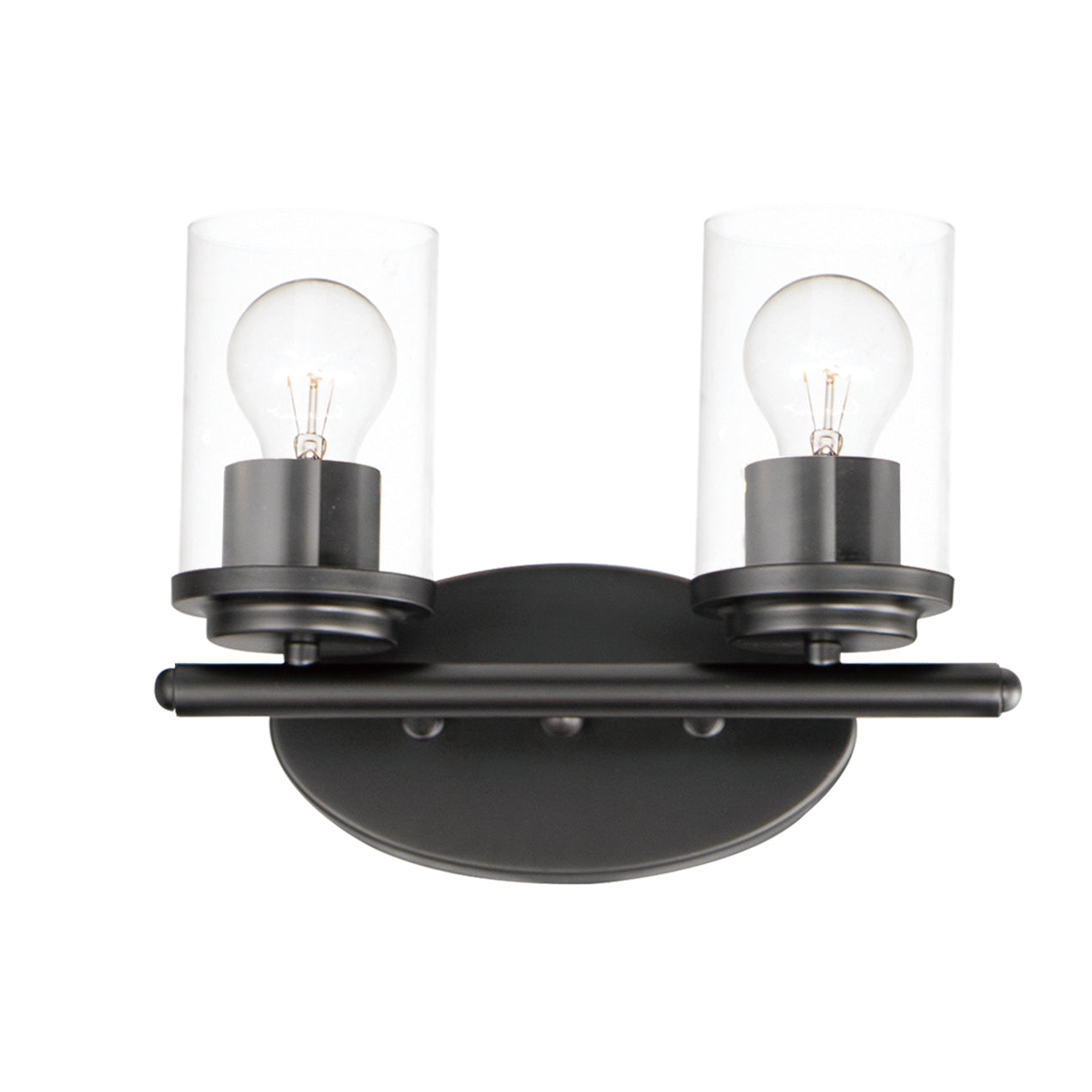 CORONA Bathroom sconce Black - 10212CLBK | MAXIM/ET2