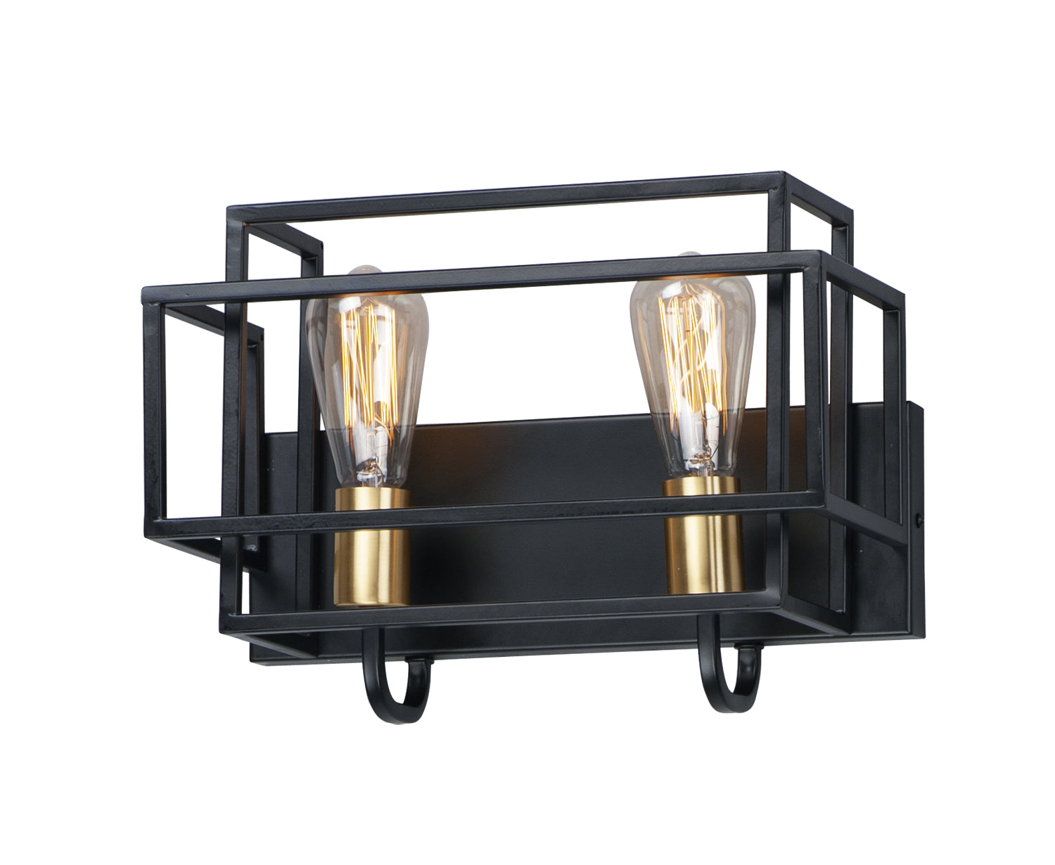 LINER Bathroom sconce Black, Gold - 10242BKSBR | MAXIM/ET2