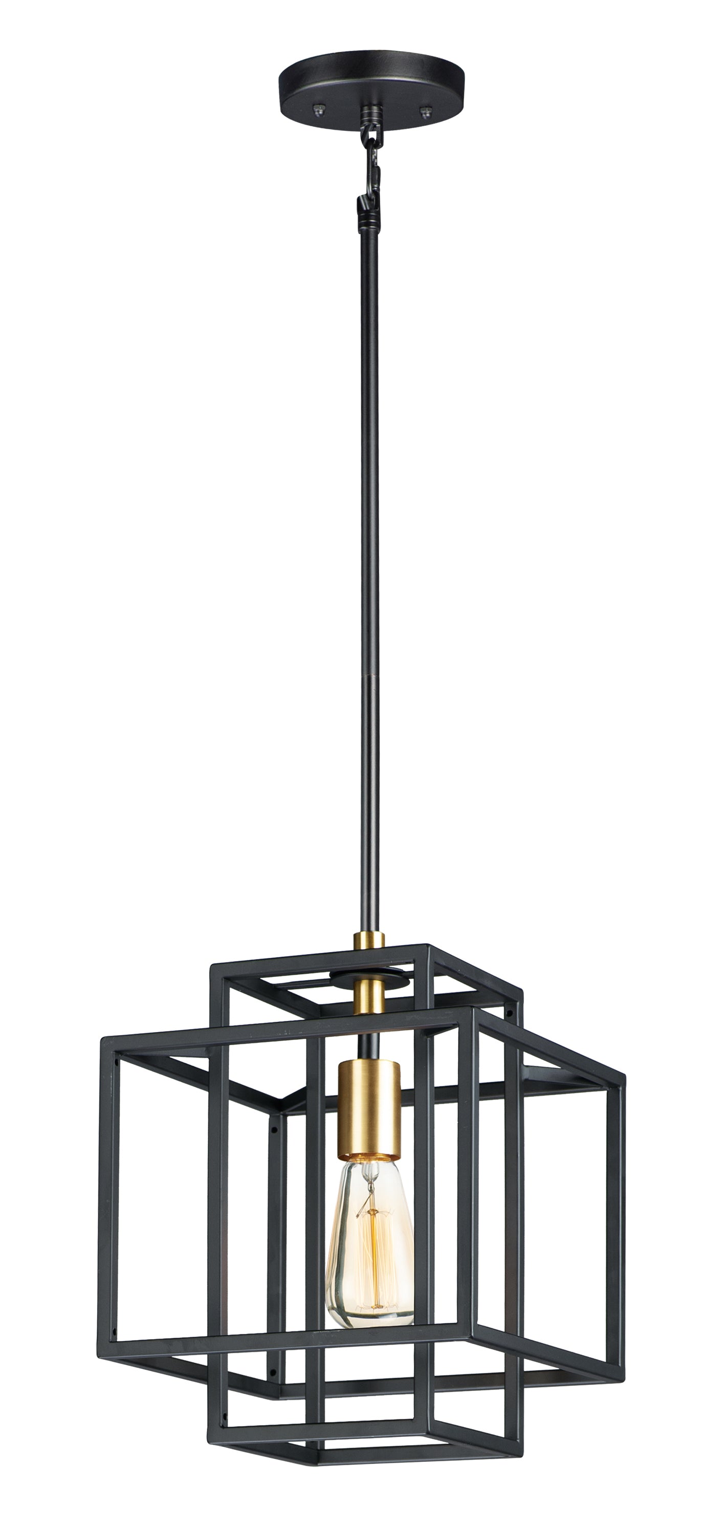 LINER Pendant Black, Gold - 10246BKSBR | MAXIM/ET2